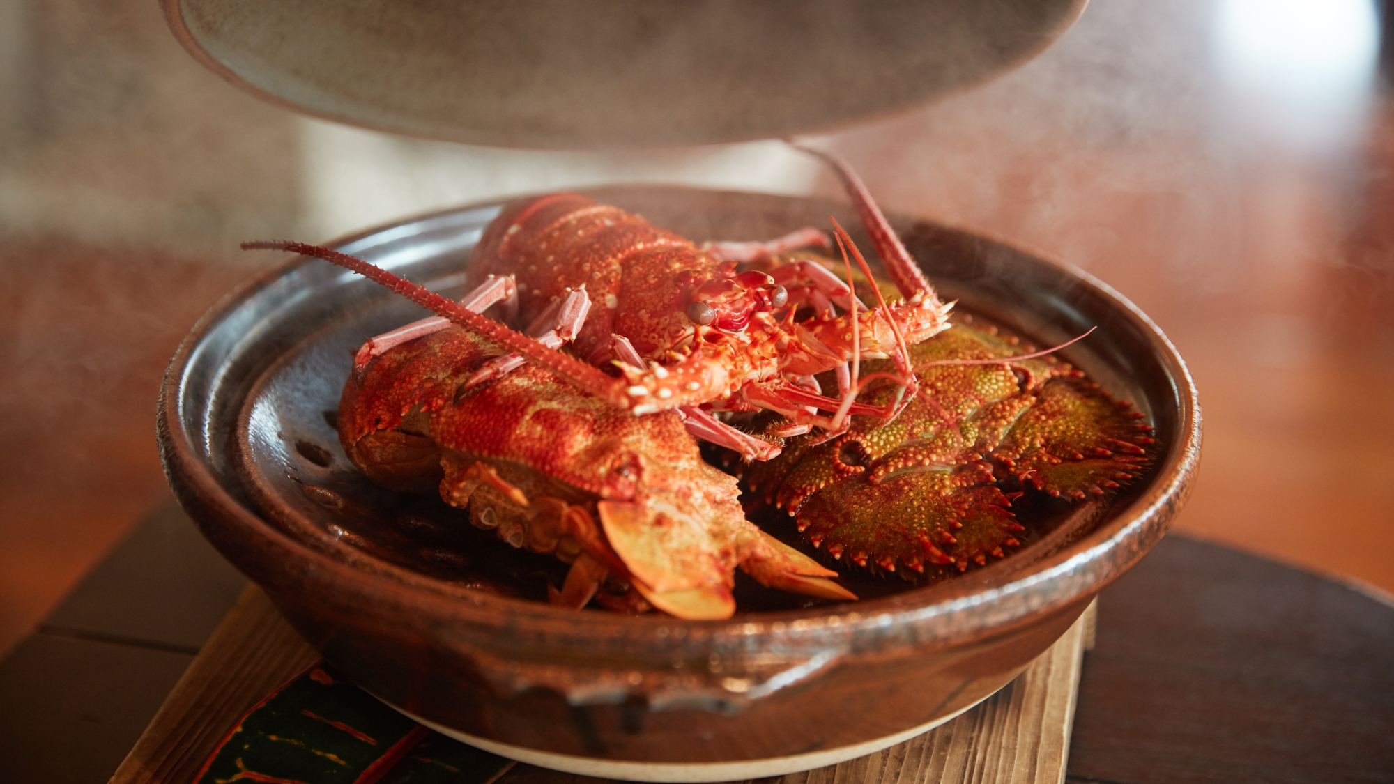 【リゾート内レストラン/マラルンガ和琉創作】ゾウリ海老の琉球蒸し