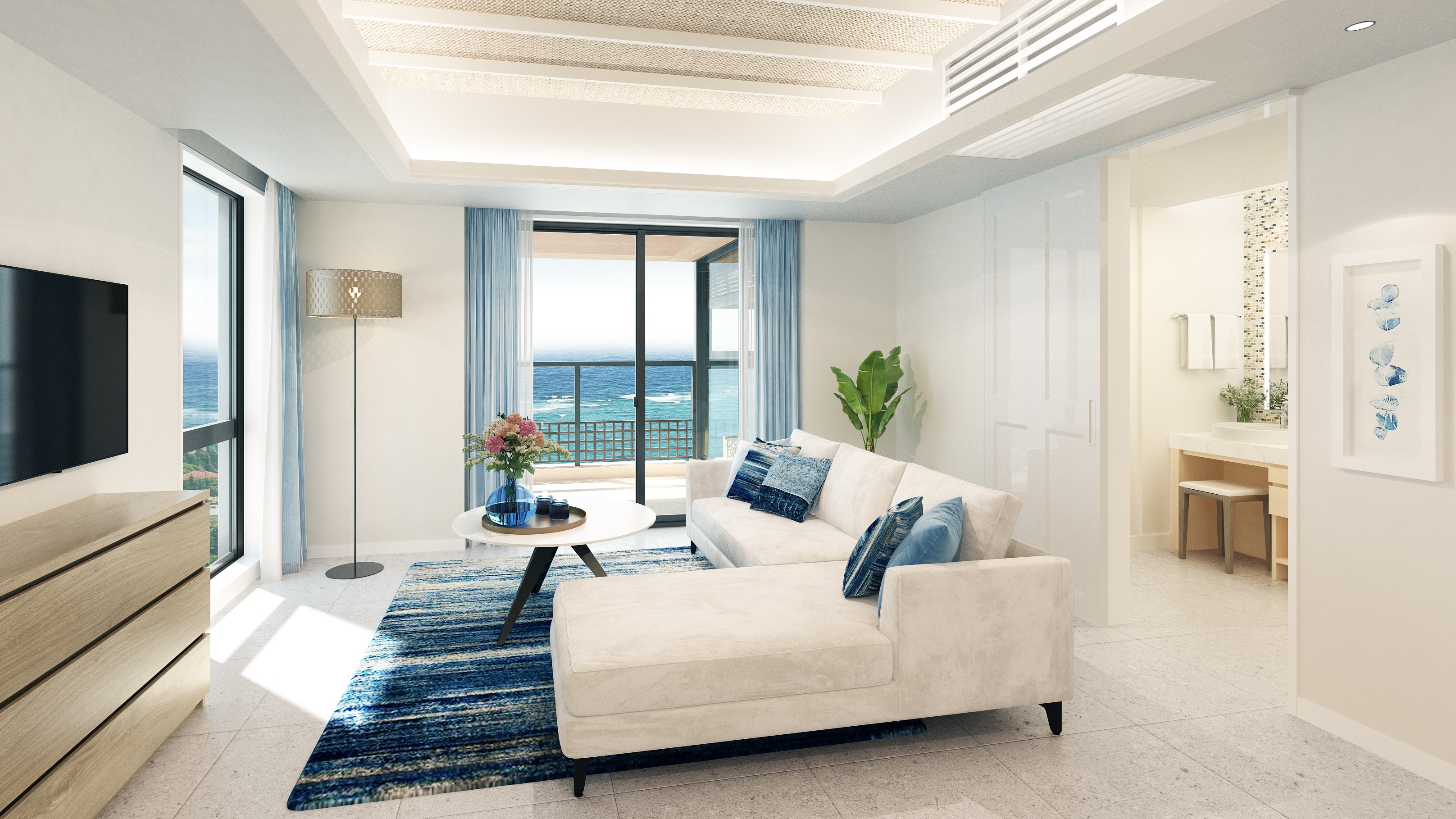 【エグゼクティブオーシャンルーム】客室一例※画像は計画中となり実際とは異なる場合がございます