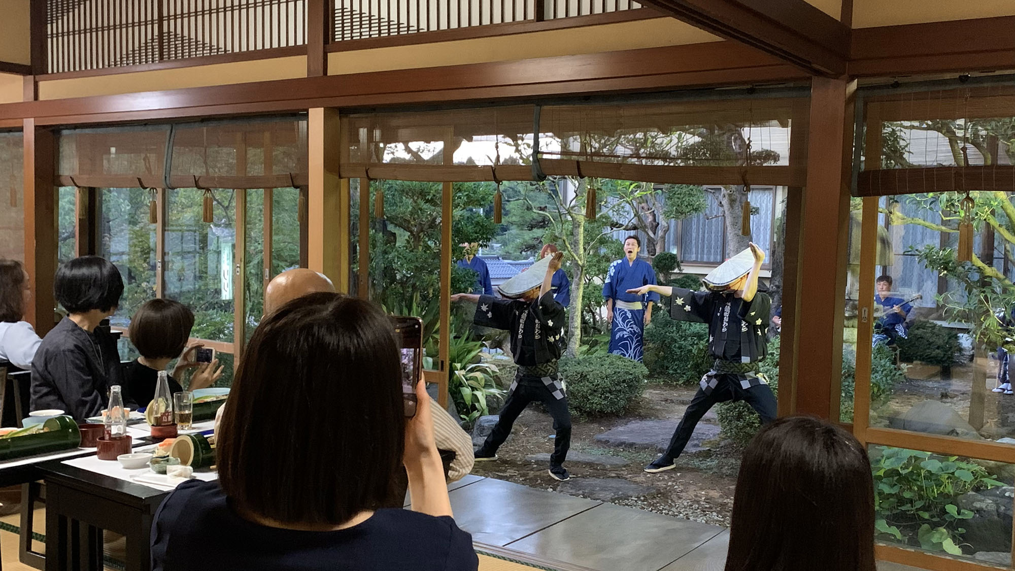 -お座敷おわら-　庭