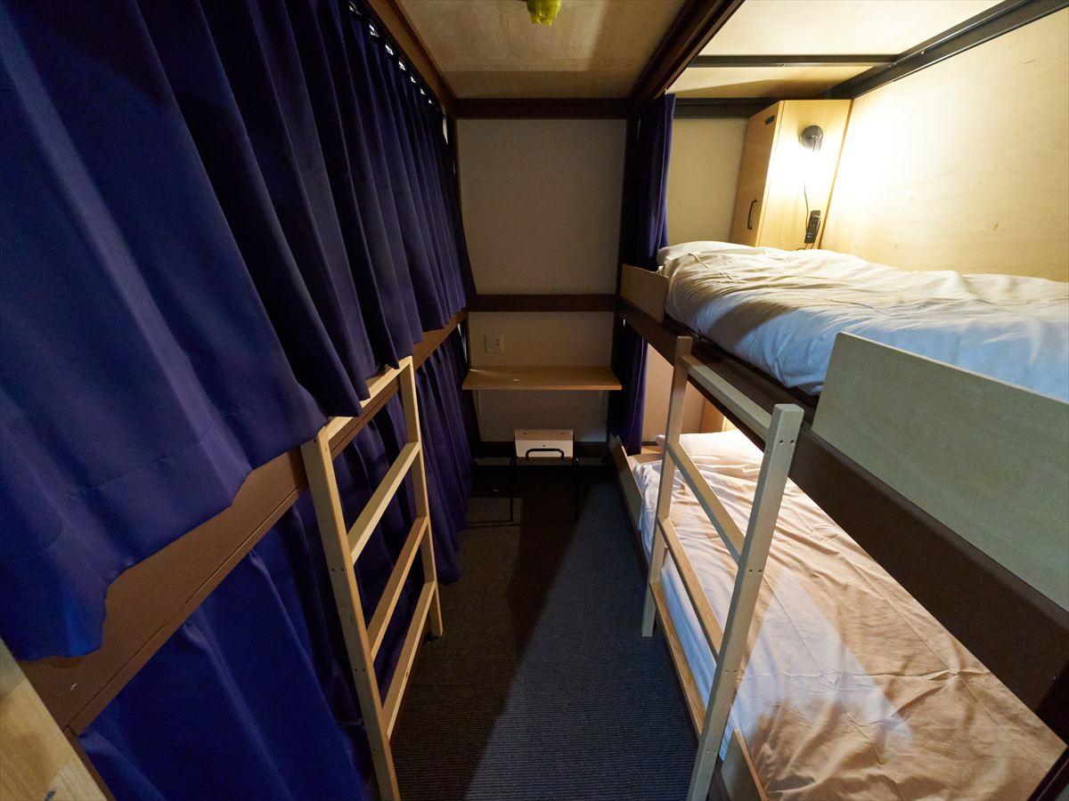 4名部屋：男女共用（3階/4階）