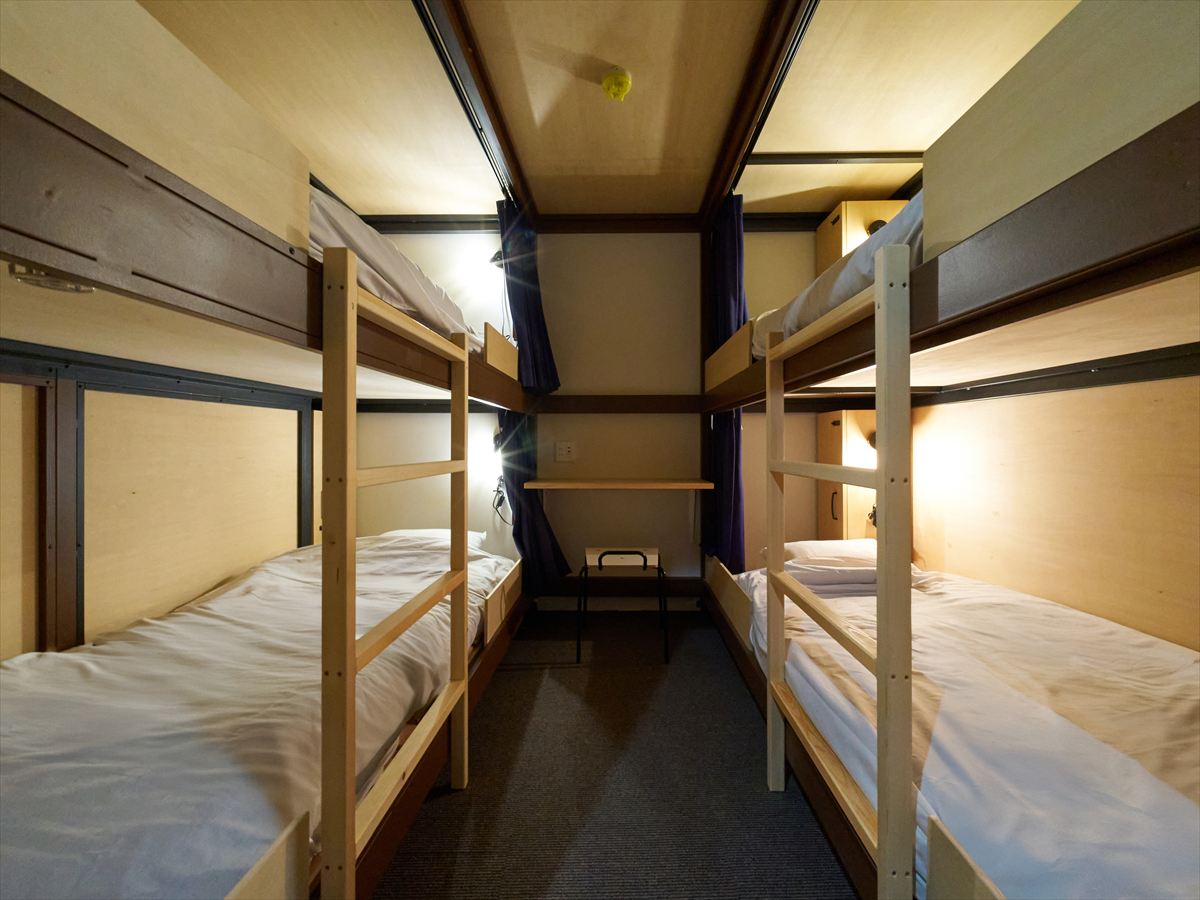 4名部屋：男女共用（3階/4階）