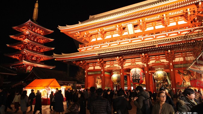 浅草寺　五重塔