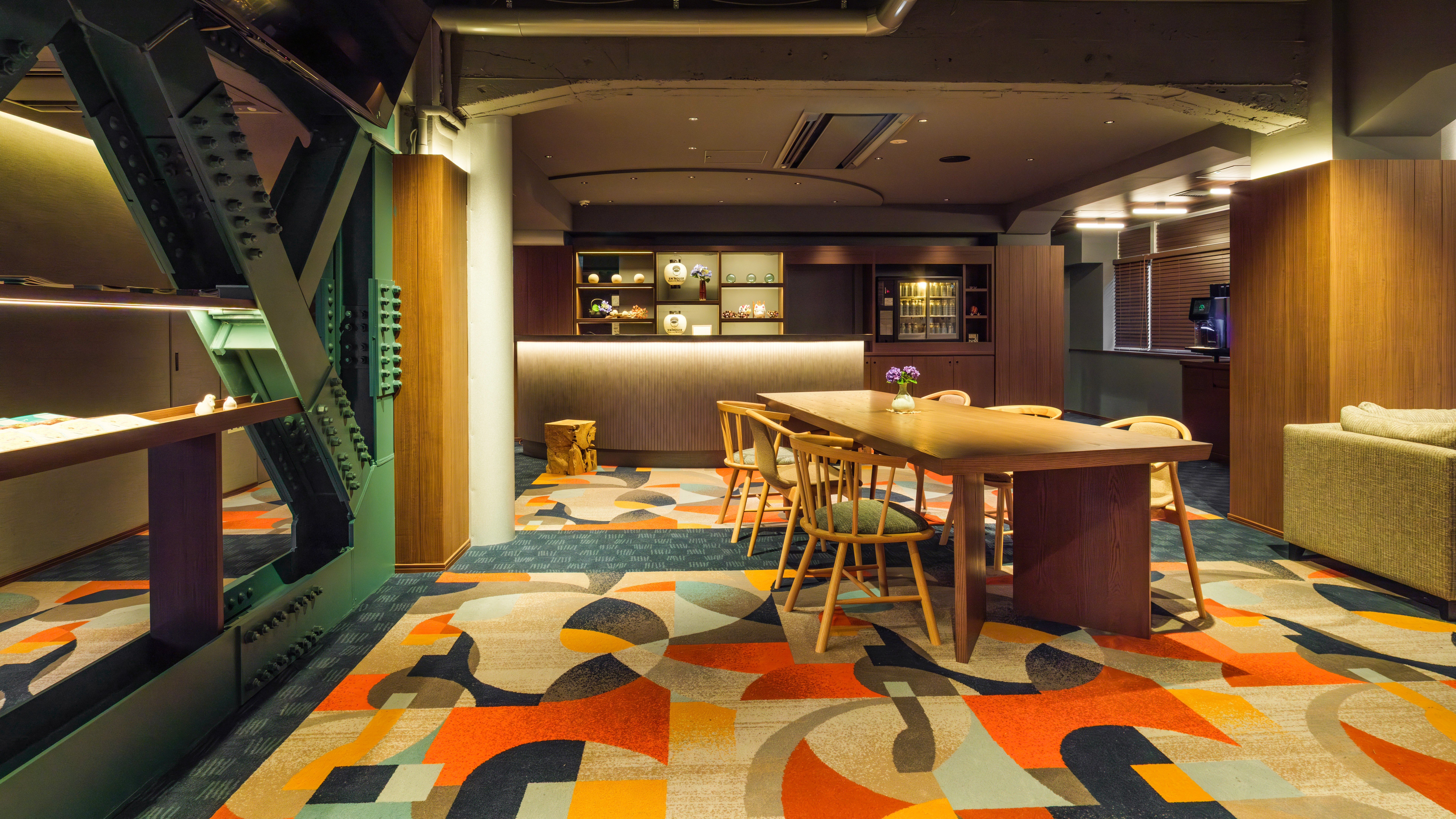 Hotel lobby on the 2nd floor