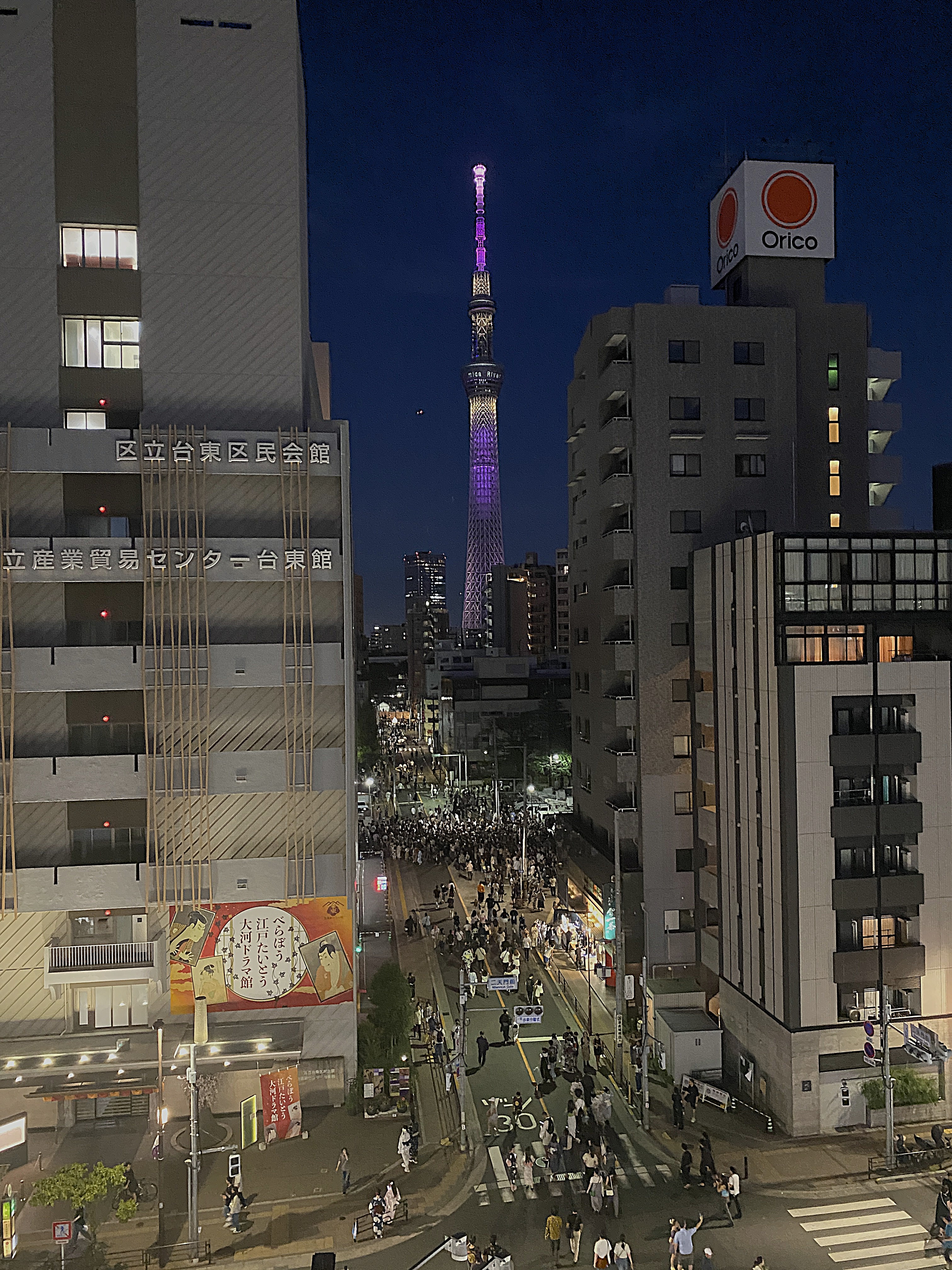 スカイツリー　屋上からの景色