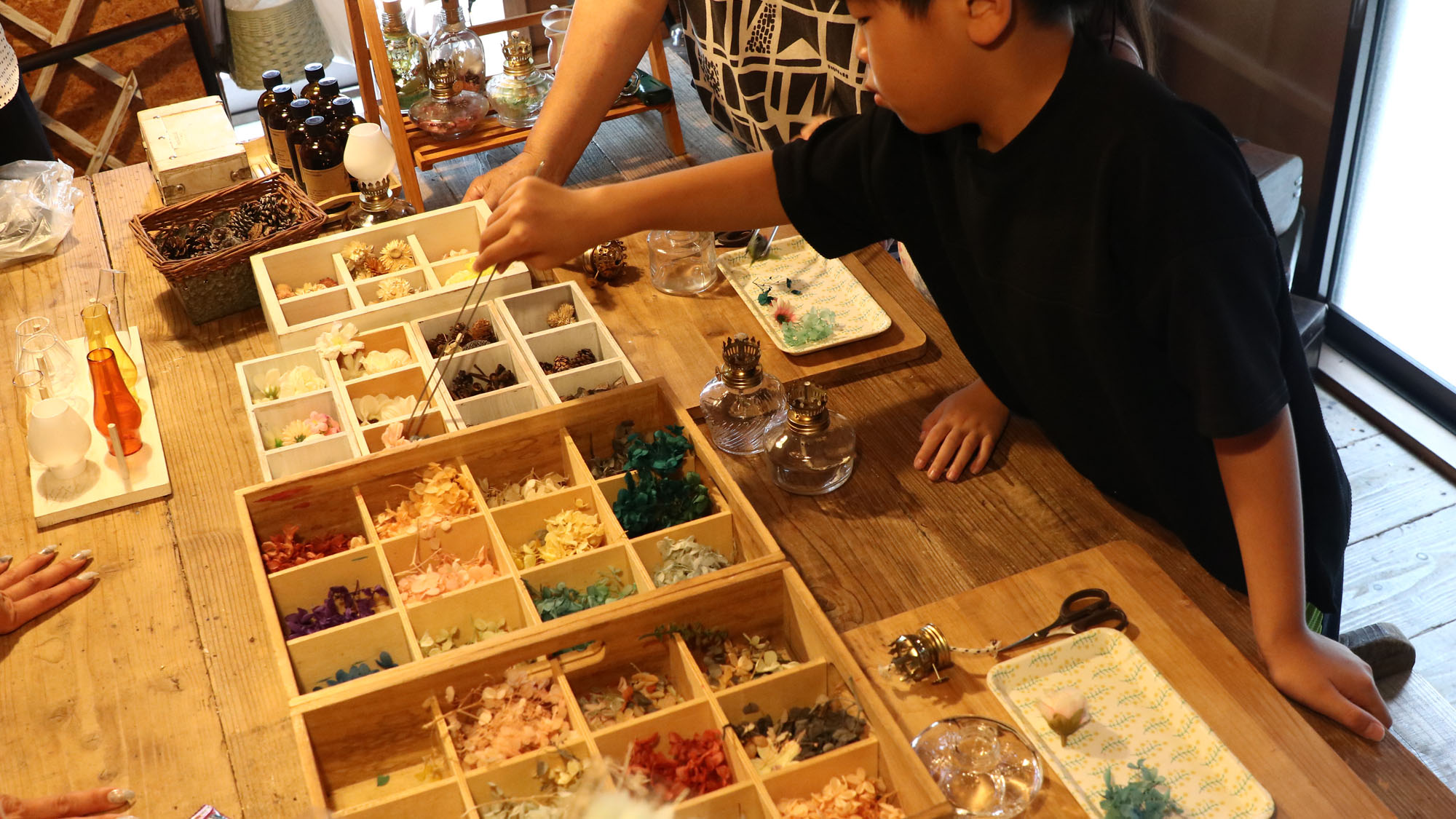 【オイルランプ作り体験】オーナー奥さんによるランプ作り体験が出来ます。*