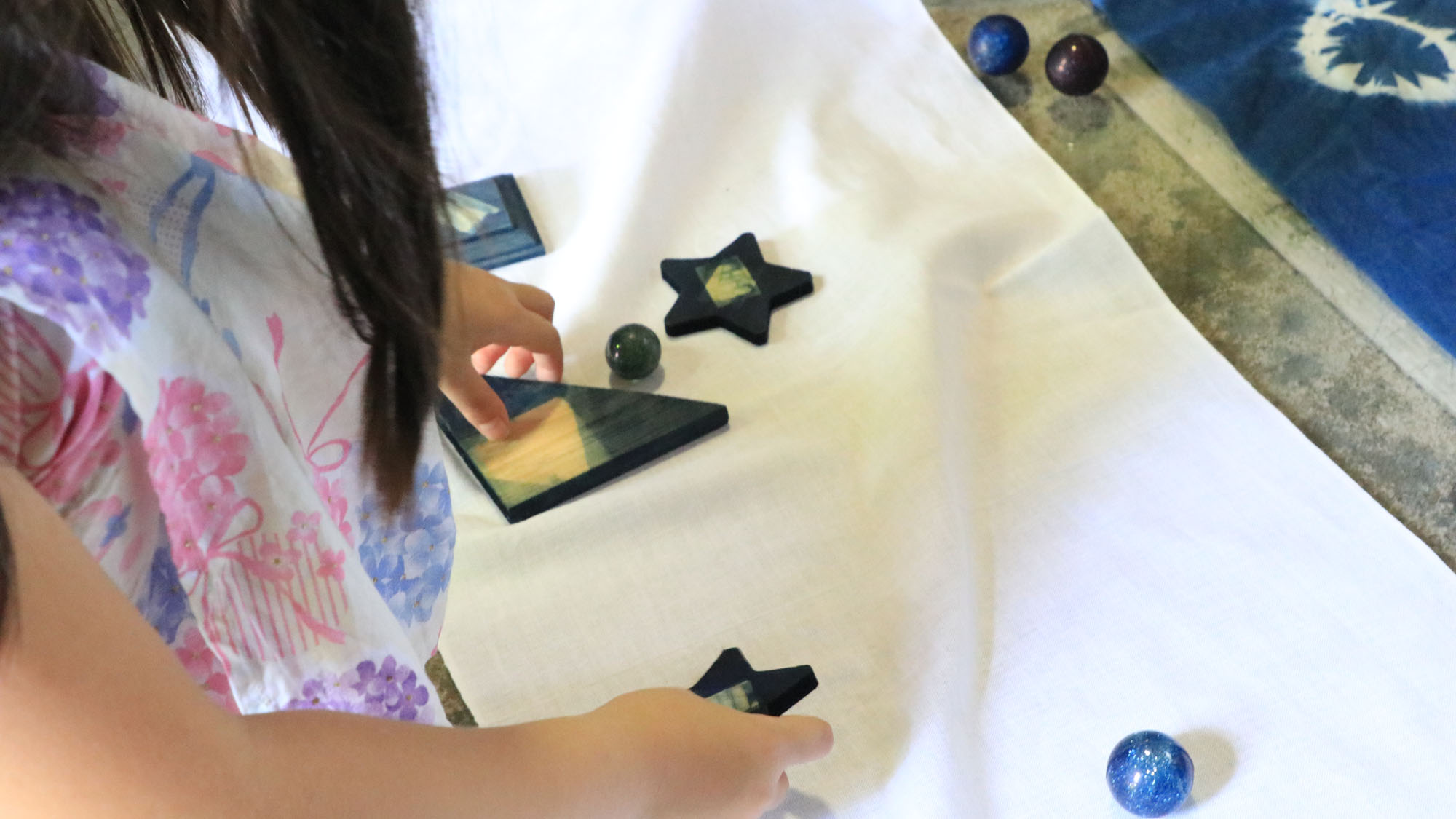 【藍染体験】自分の好きなようにアレンジしてオリジナルのお土産にぜひ☆*