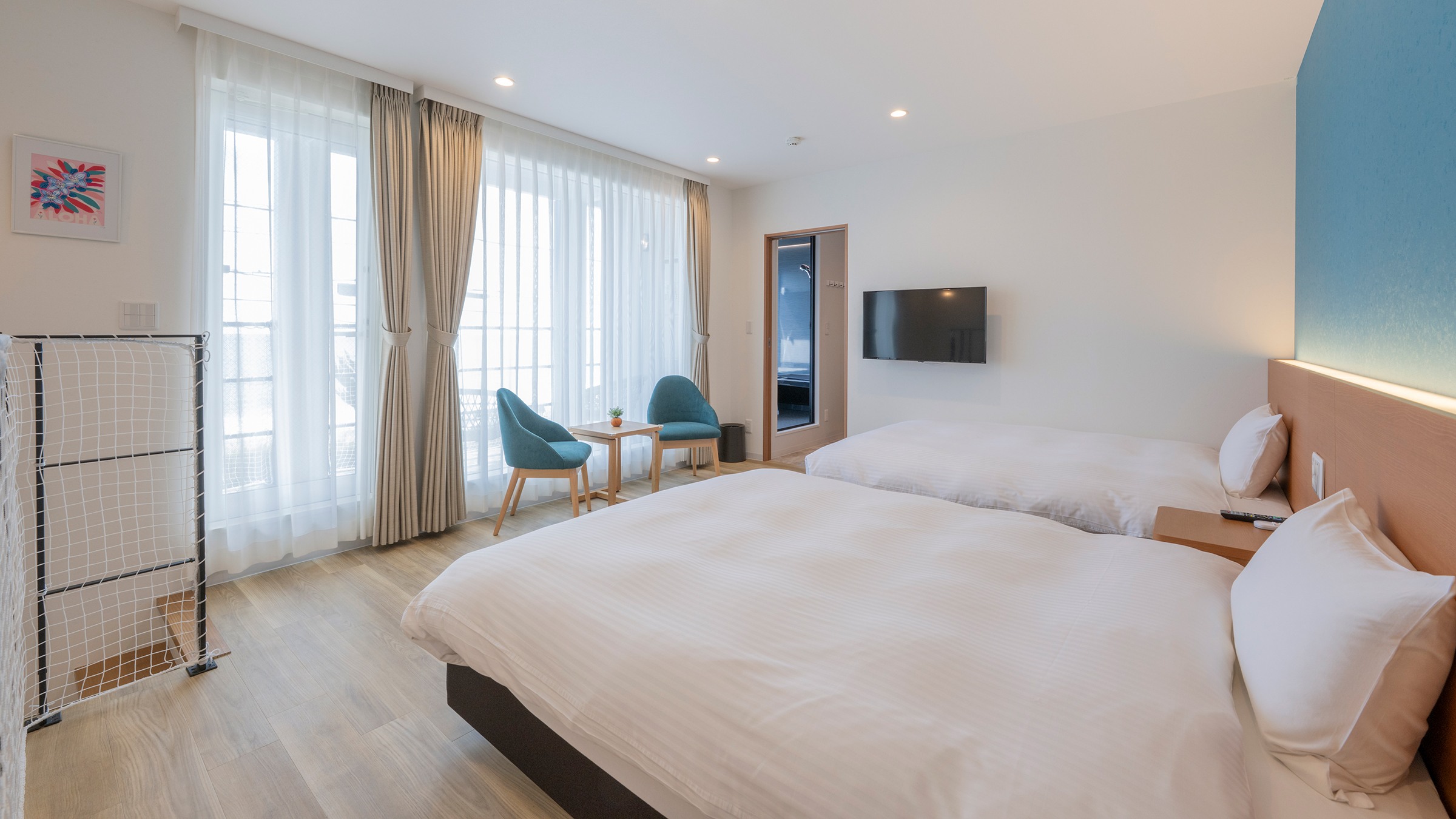 【禁煙】メゾネットルーム 2Fベッドルーム