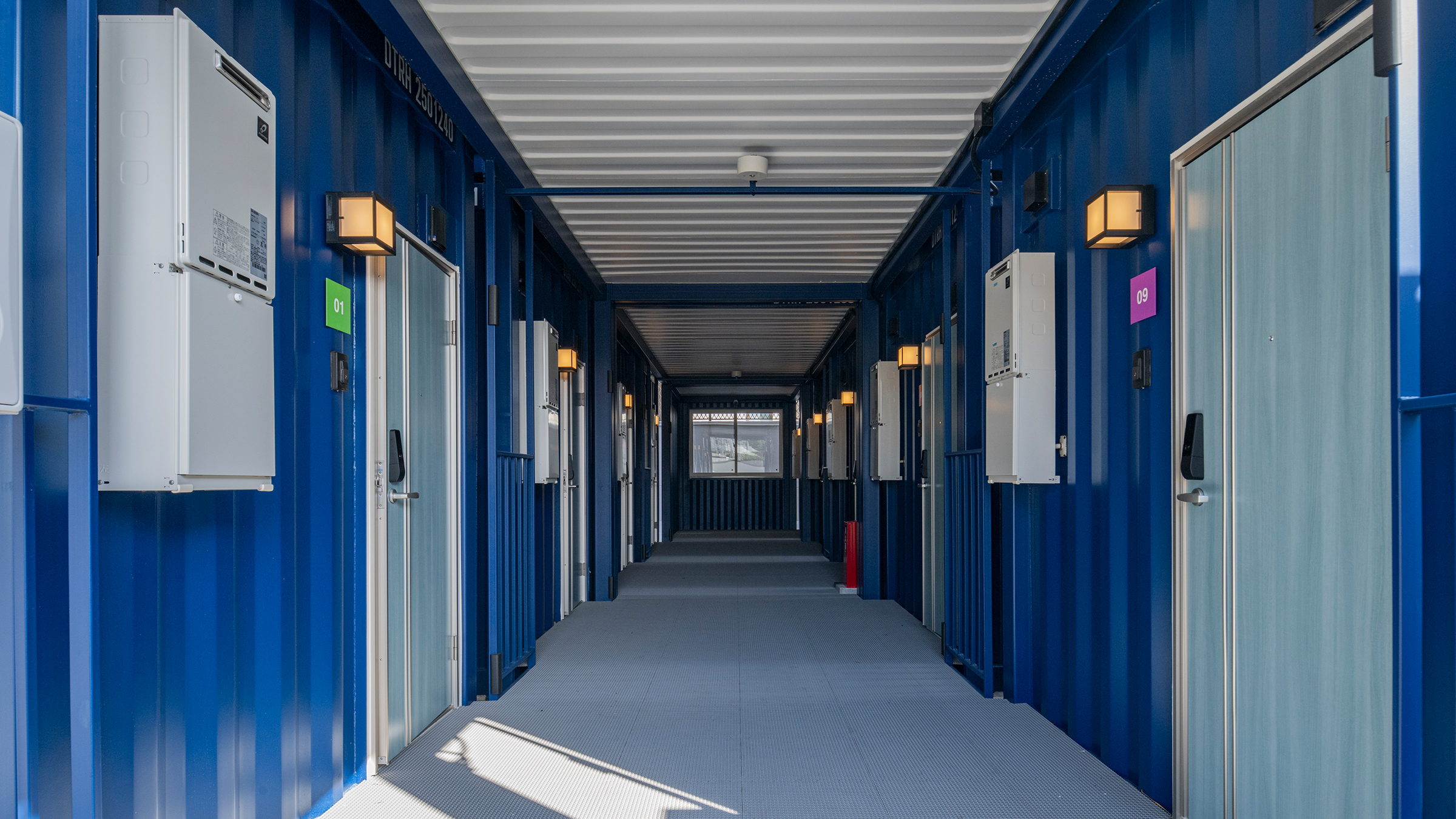 夜でも明るく安心！防犯カメラを複数設置しセキュリティ対策もバッチリ！