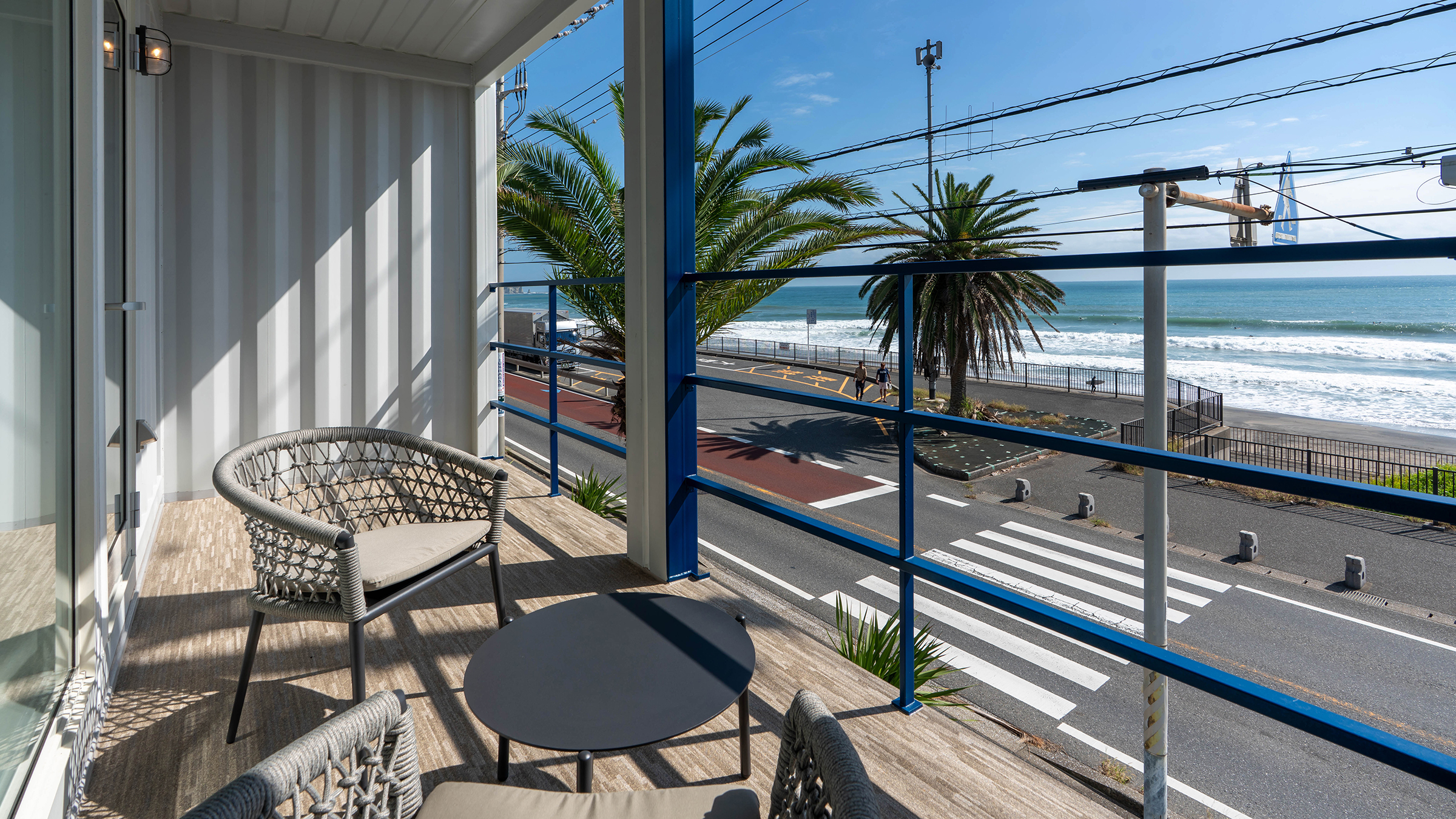 【禁煙】メゾネットルーム バルコニー