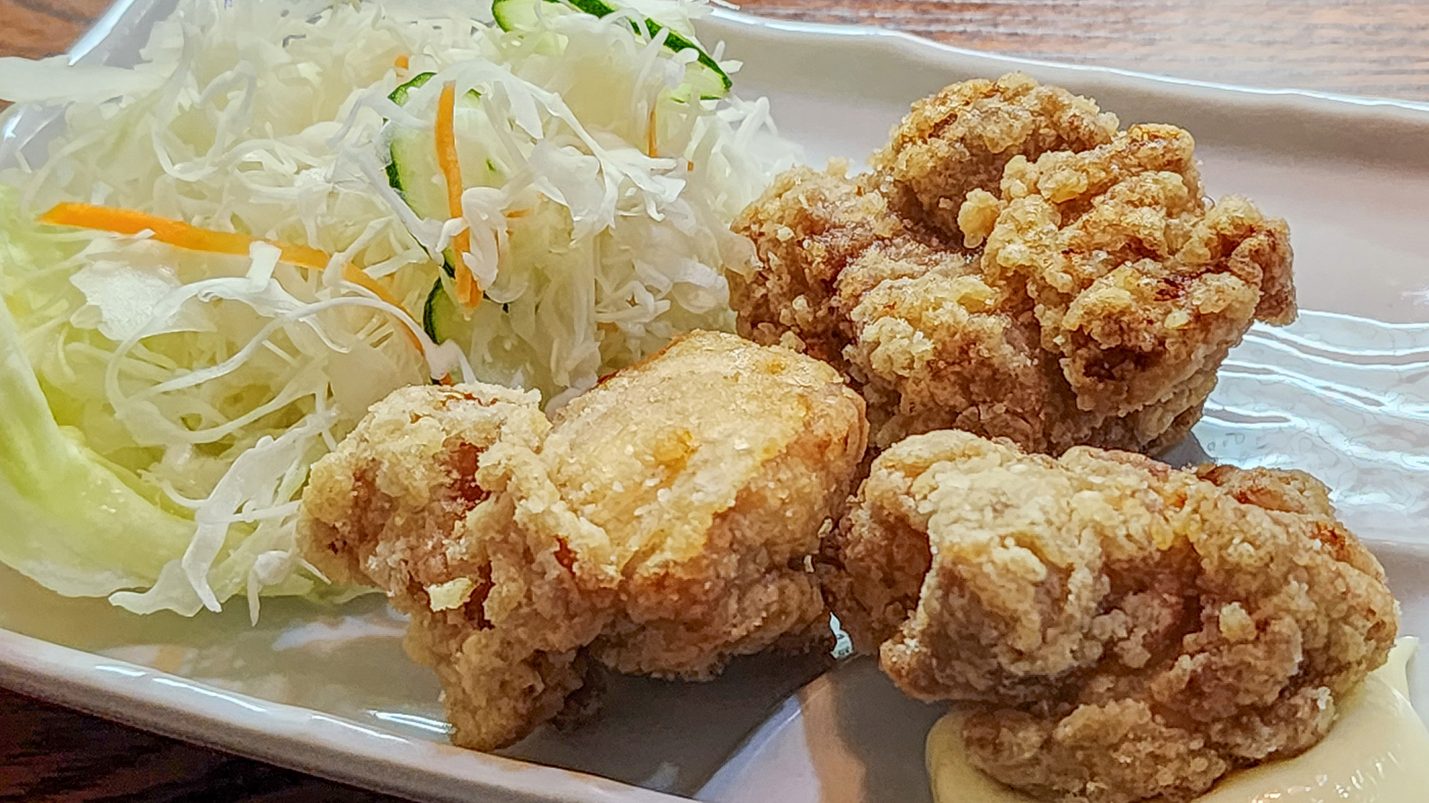 #海遊亭　外はカリッと、中はジューシー！誰もが大好きな定番メニュー、唐揚げ。