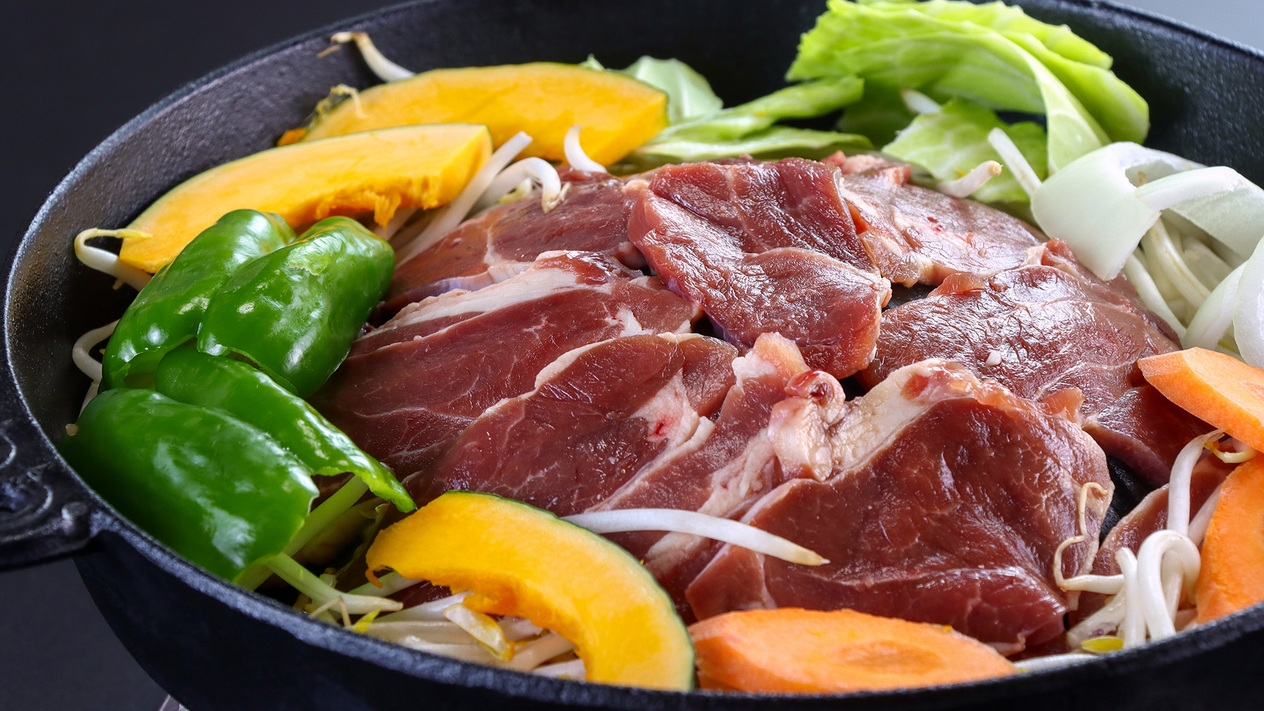 【2食付きBBQ】夏限定！小学生が特別価格★〜夕食は自慢の羊肉のBBQ〜