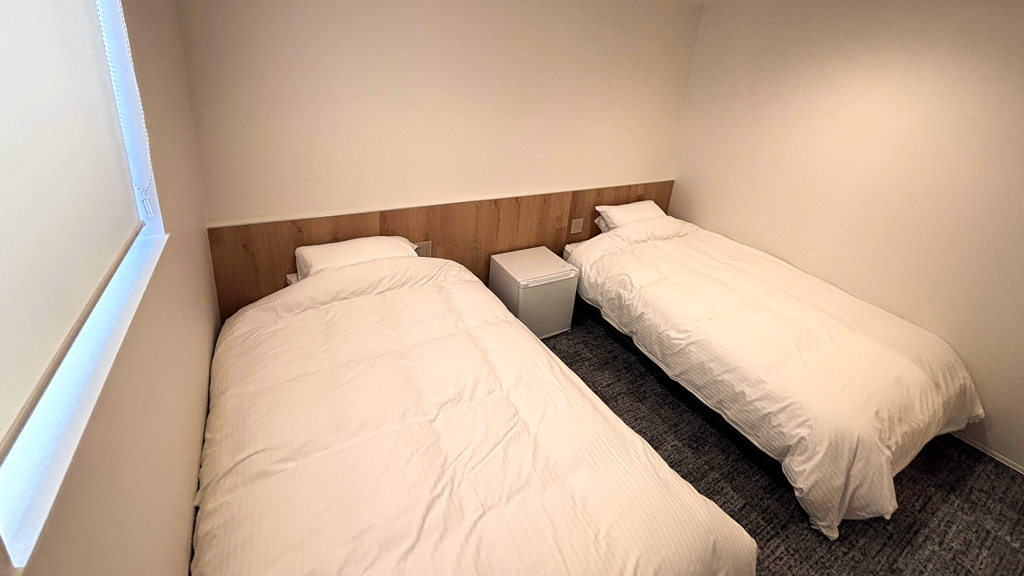 ・【ツインルーム】ご家族やご友人との旅行にご宿泊ください。ゆったりベッドでのびのびとお寛ぎください