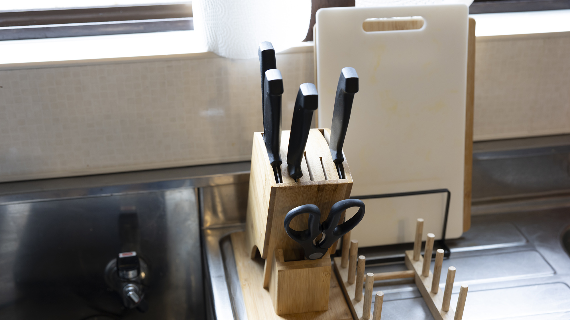 ・【キッチン】包丁やキッチンバサミはBBQや自炊で大活躍です