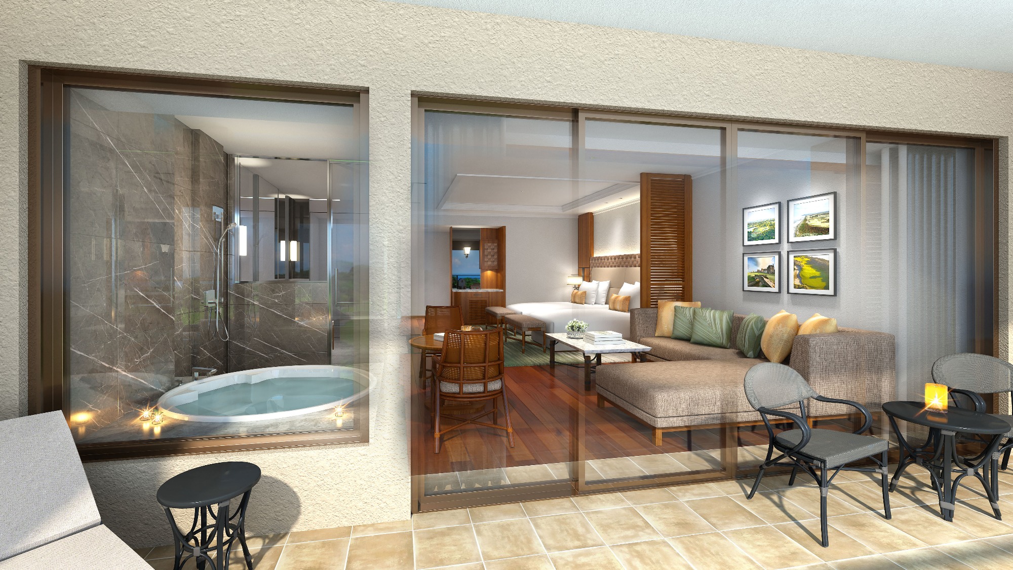 シグネチャーツイン　バルコニー