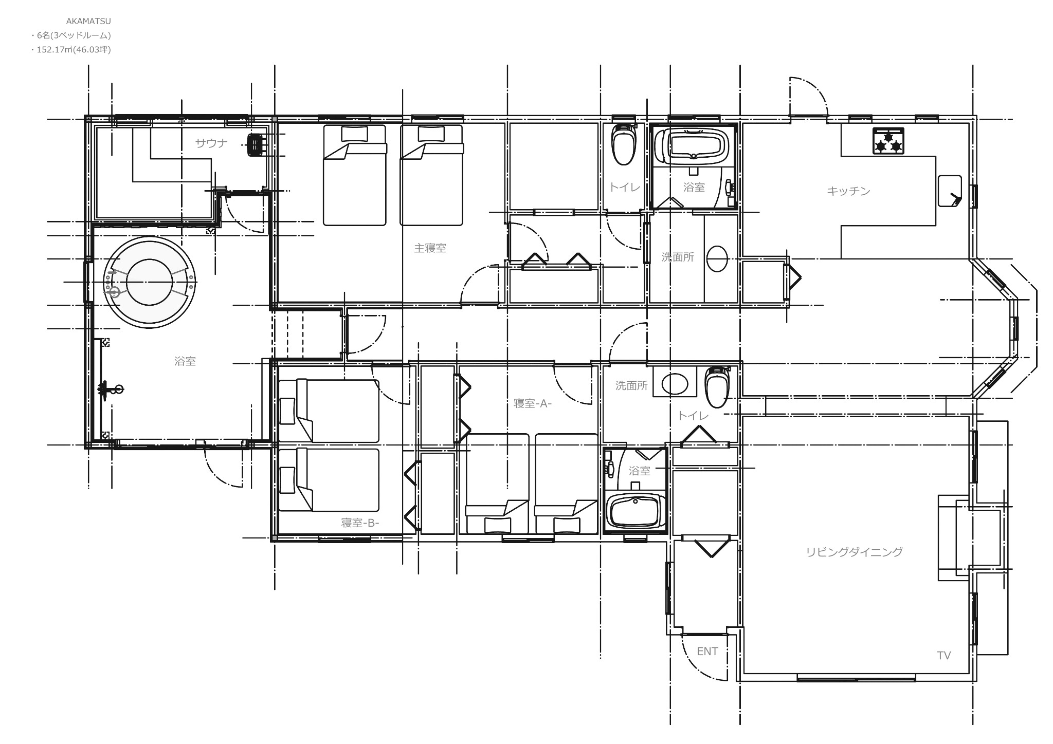 【アカマツ】間取り図