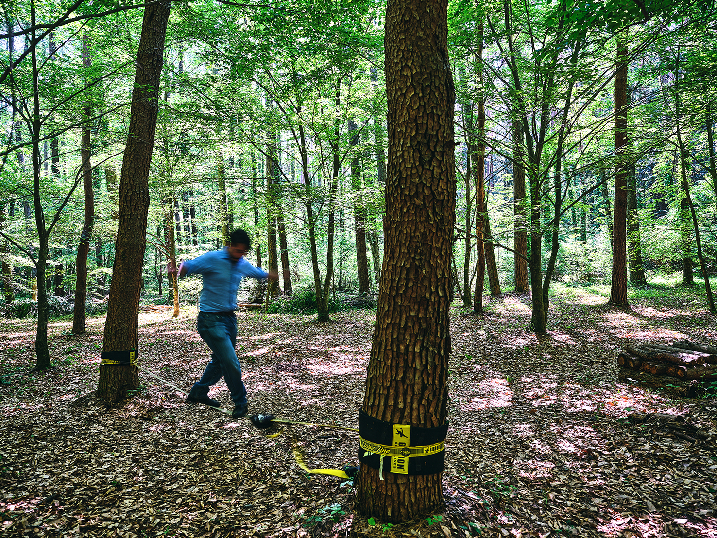 スラックライン体験