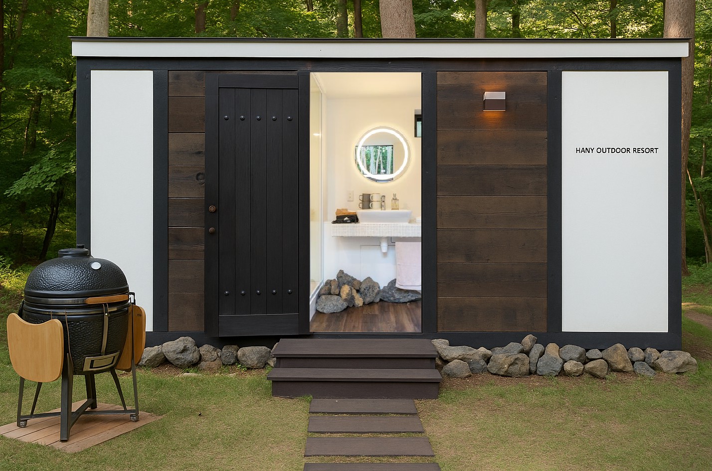 専用シャワー棟・トイレ棟