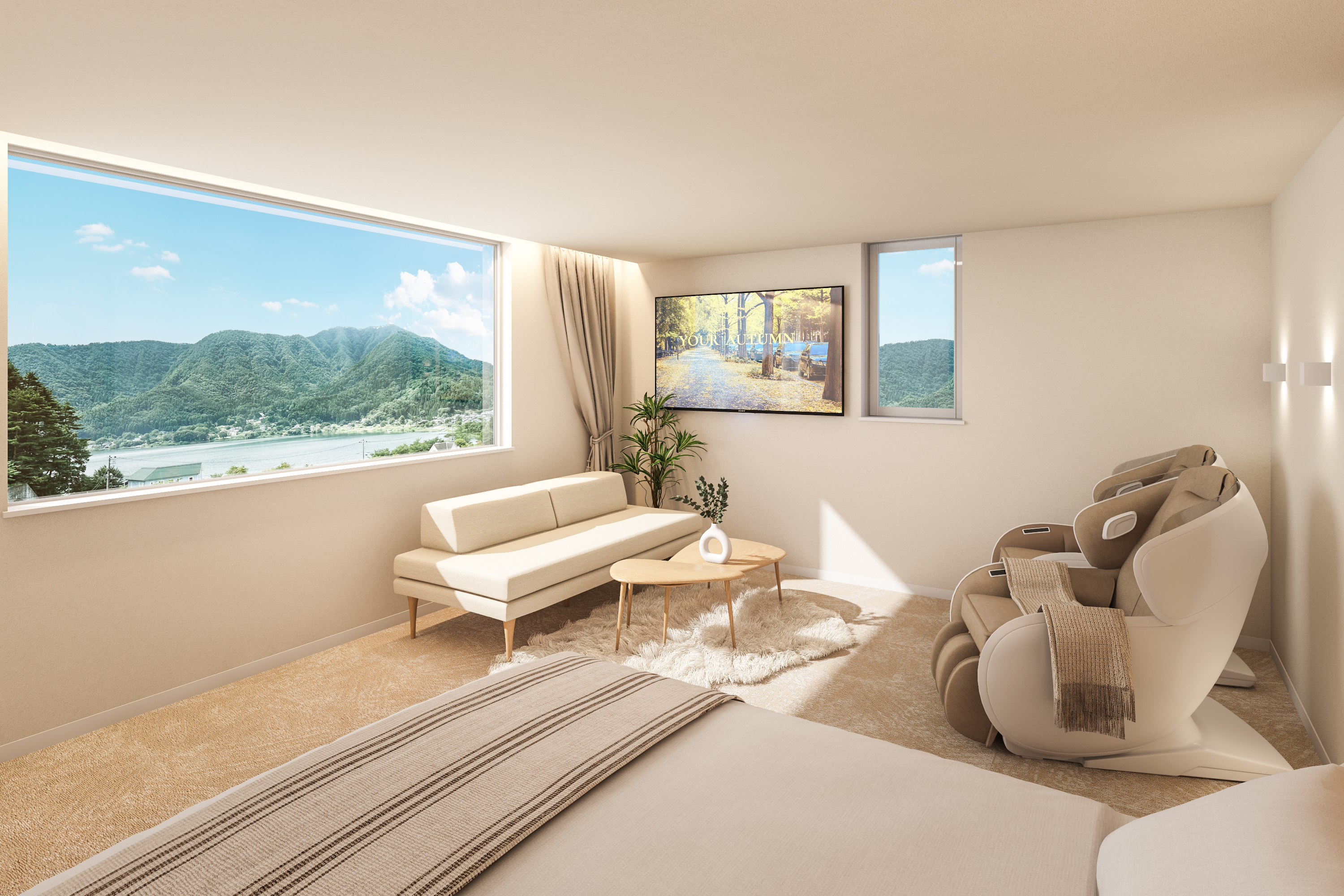 スーペリアヴィラ ベッドルーム