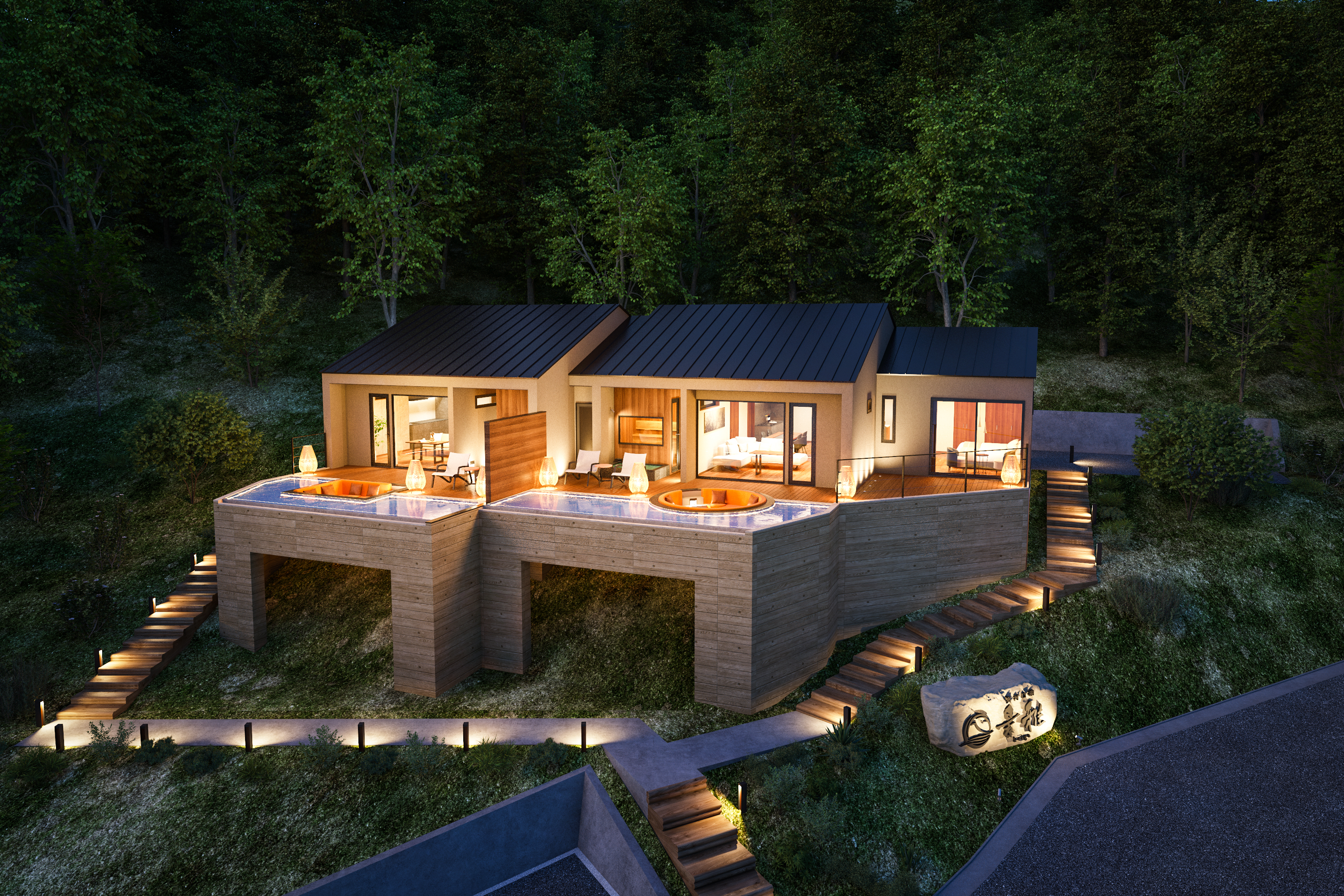 外観　夜イメージ