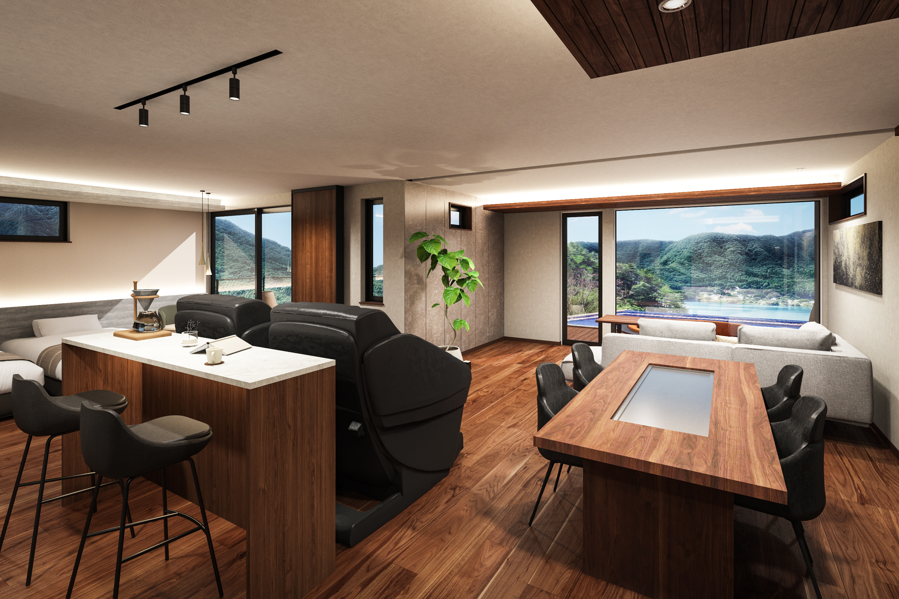 スイートヴィラ　客室内