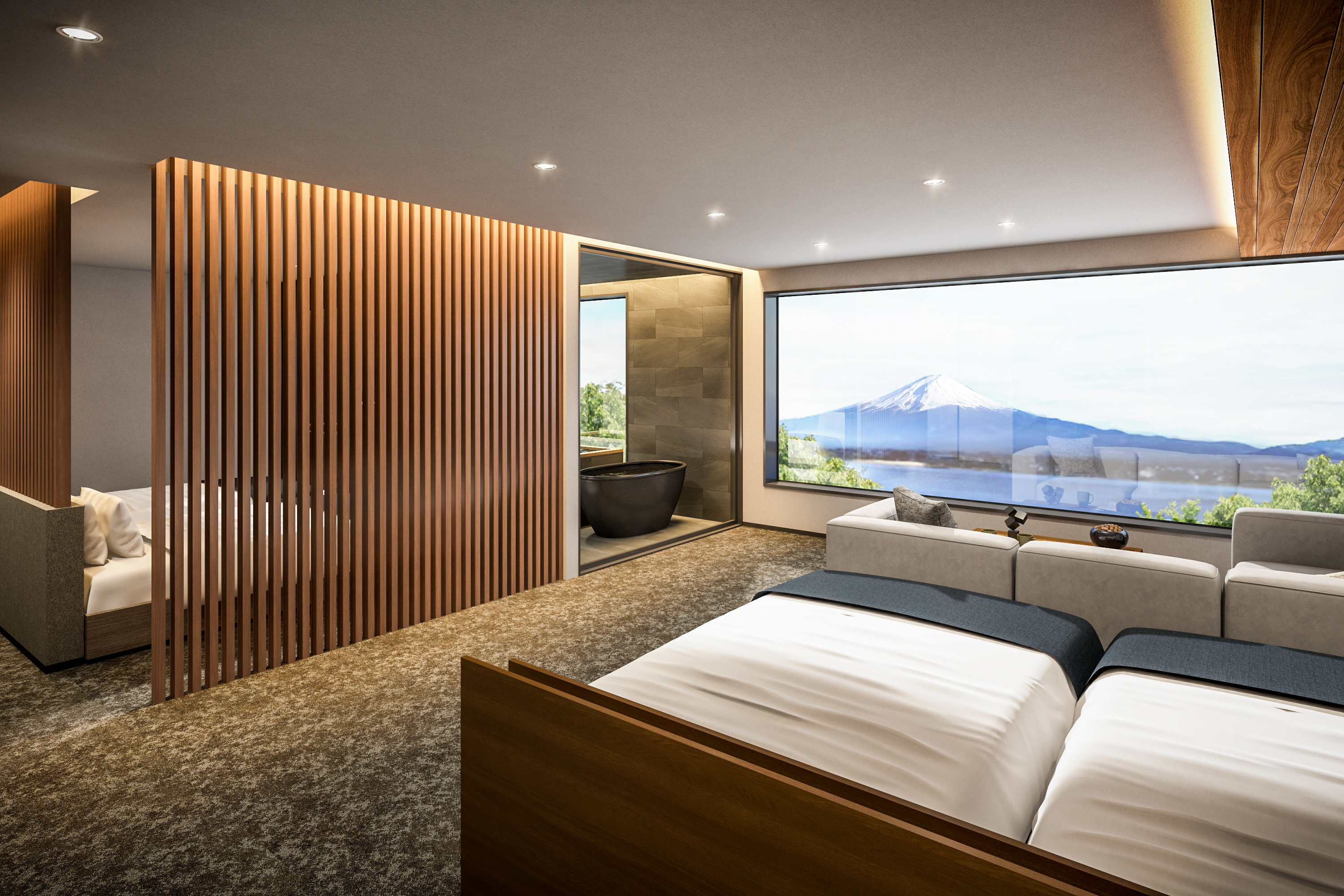 ラグジュアリースイート ベッドルーム