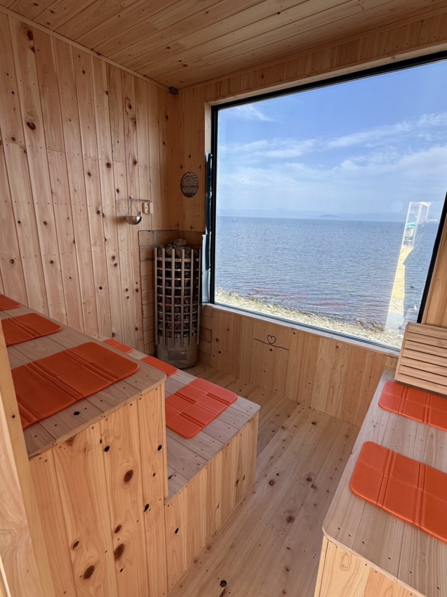 コンテナサウナ室内