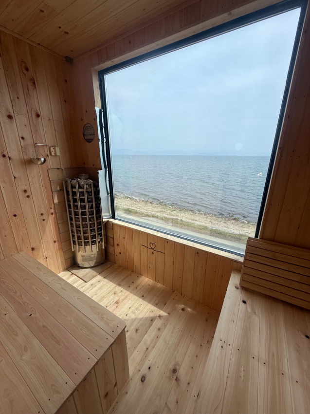 コンテナサウナ室内