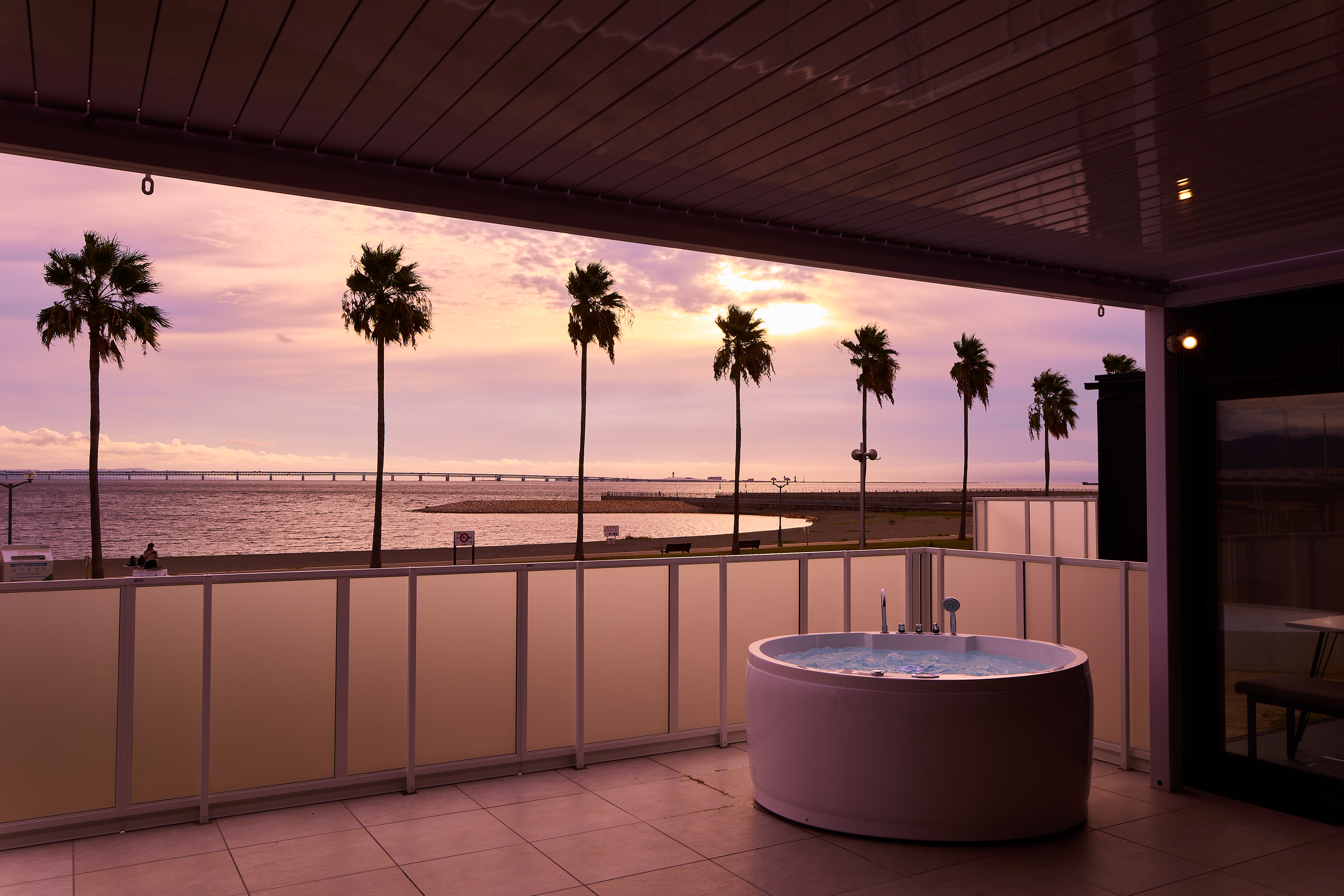 オーシャンジャグジー眺望