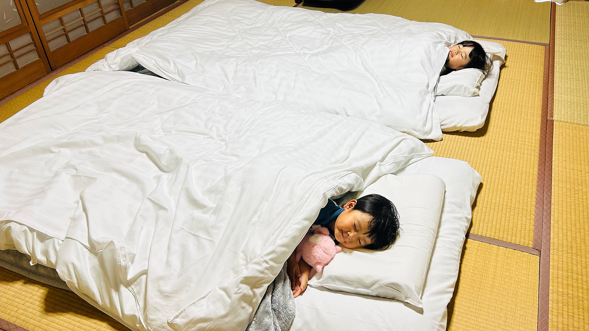 ・【布団】ふかふか布団でぐっすり。ごろんとしても安心な畳のお部屋です