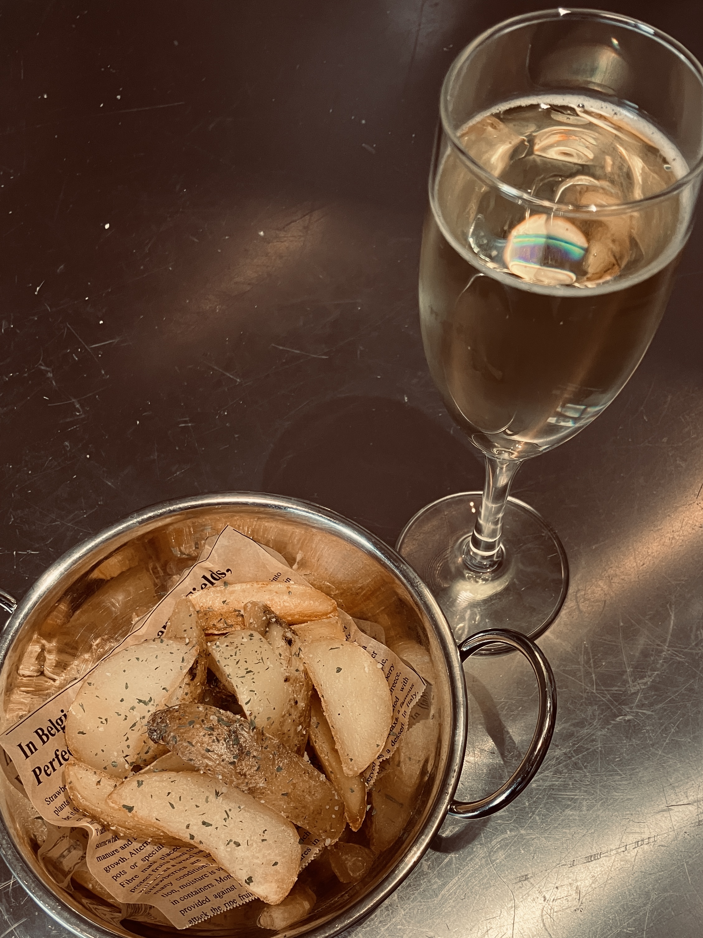 ポテトとワイン