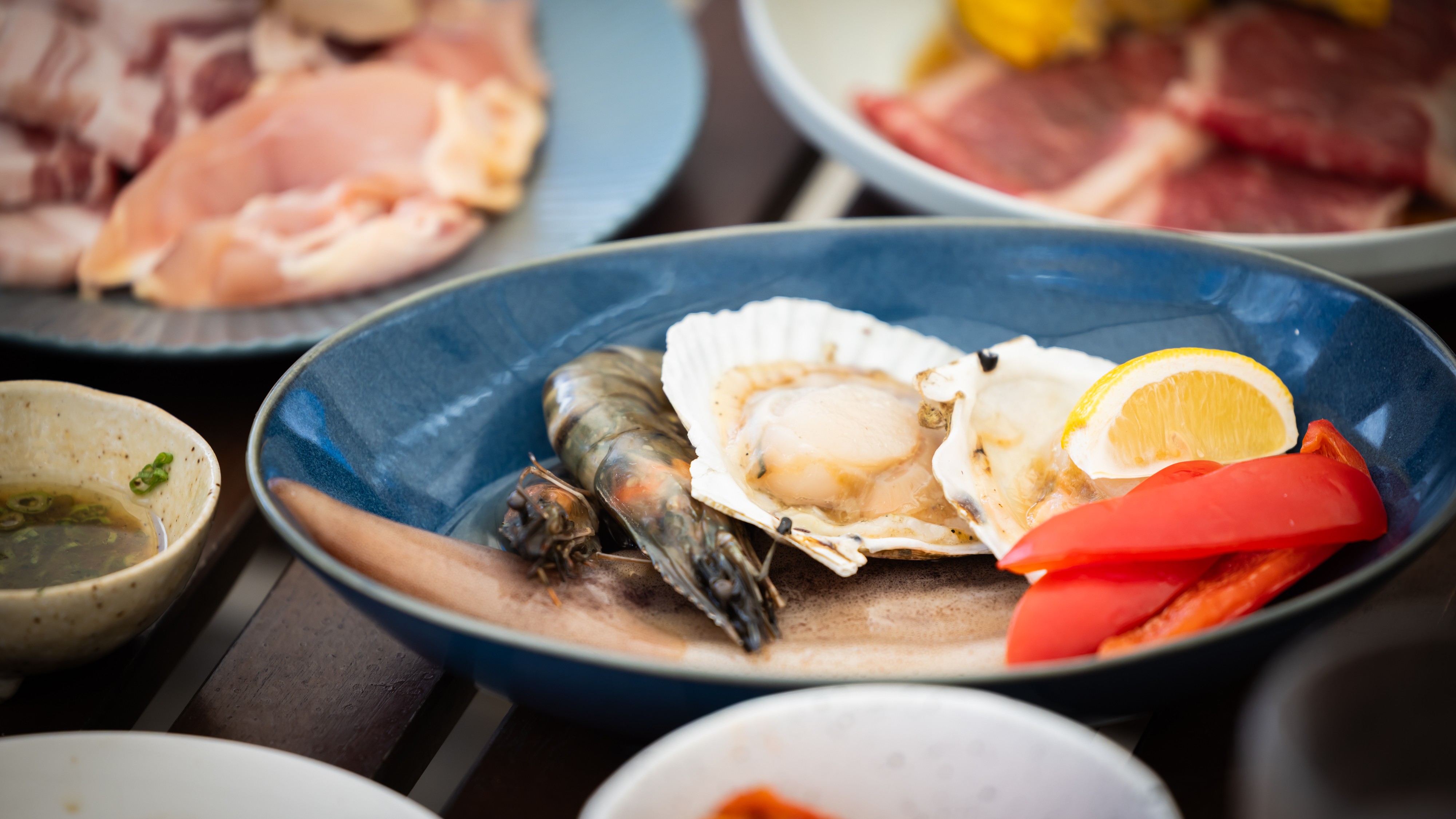 海風と楽しむ、春夏限定の浜焼きBBQ