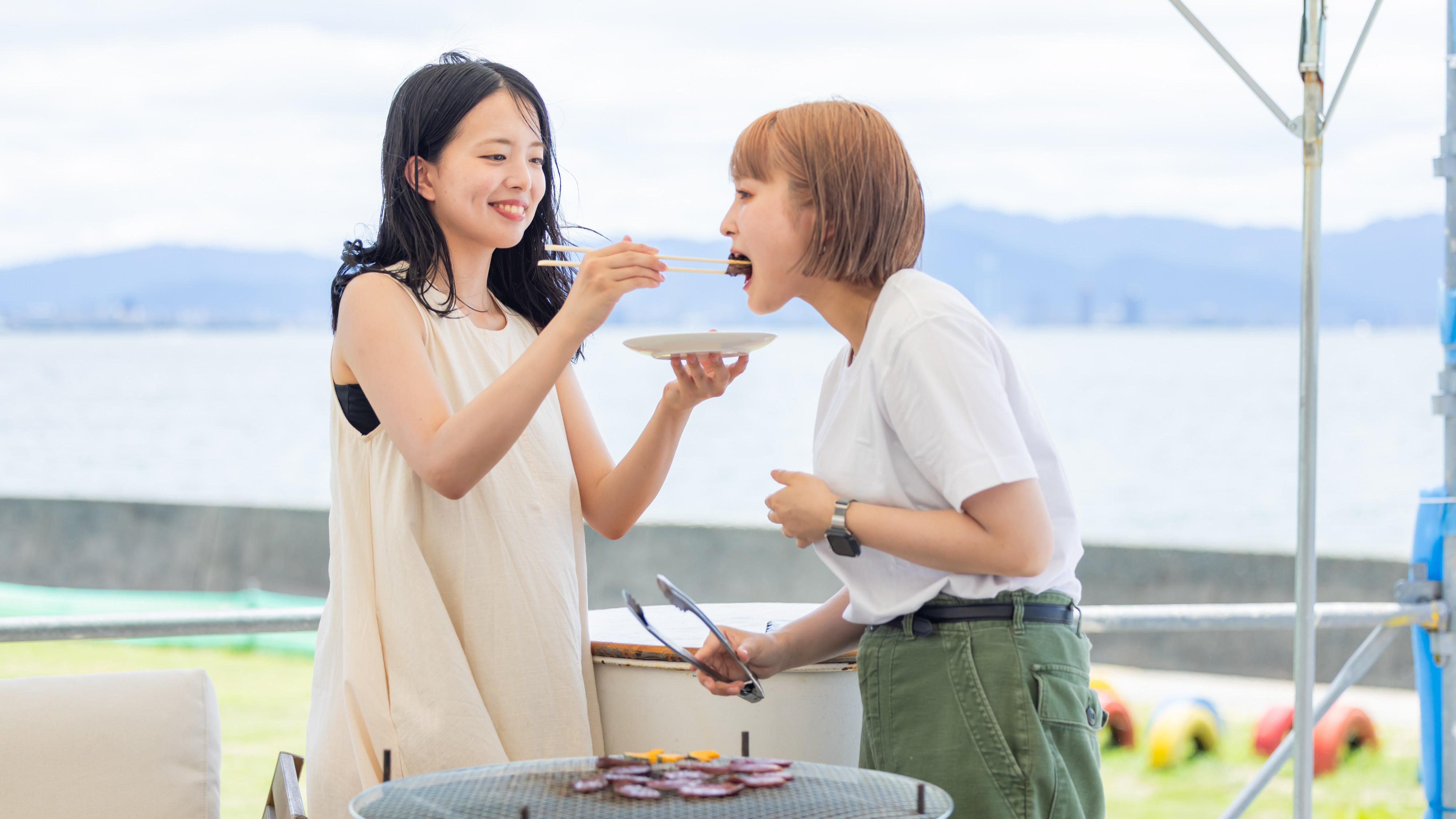 海風と楽しむ、春夏限定の浜焼きBBQ