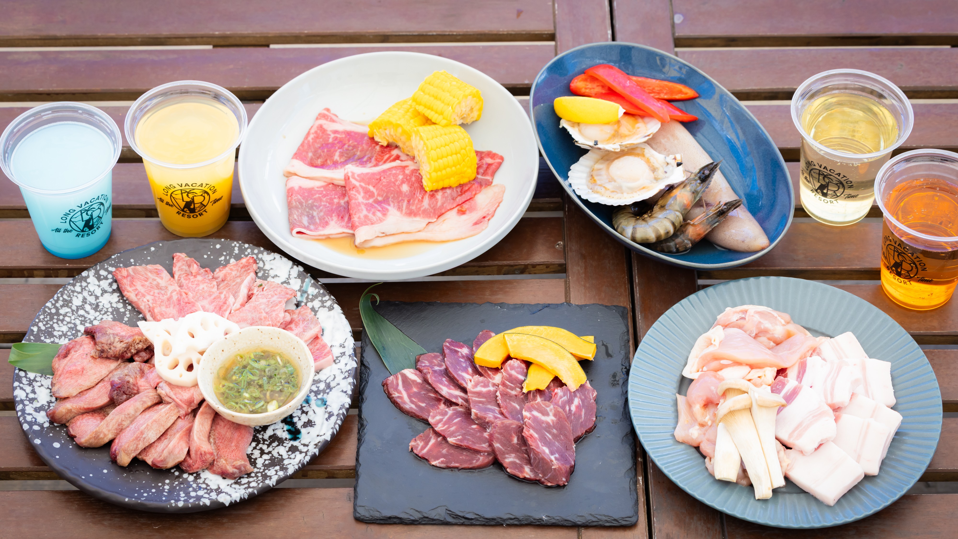 海風と楽しむ、春夏限定の浜焼きBBQ