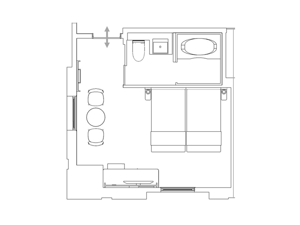 コーナーツイン／間取り図