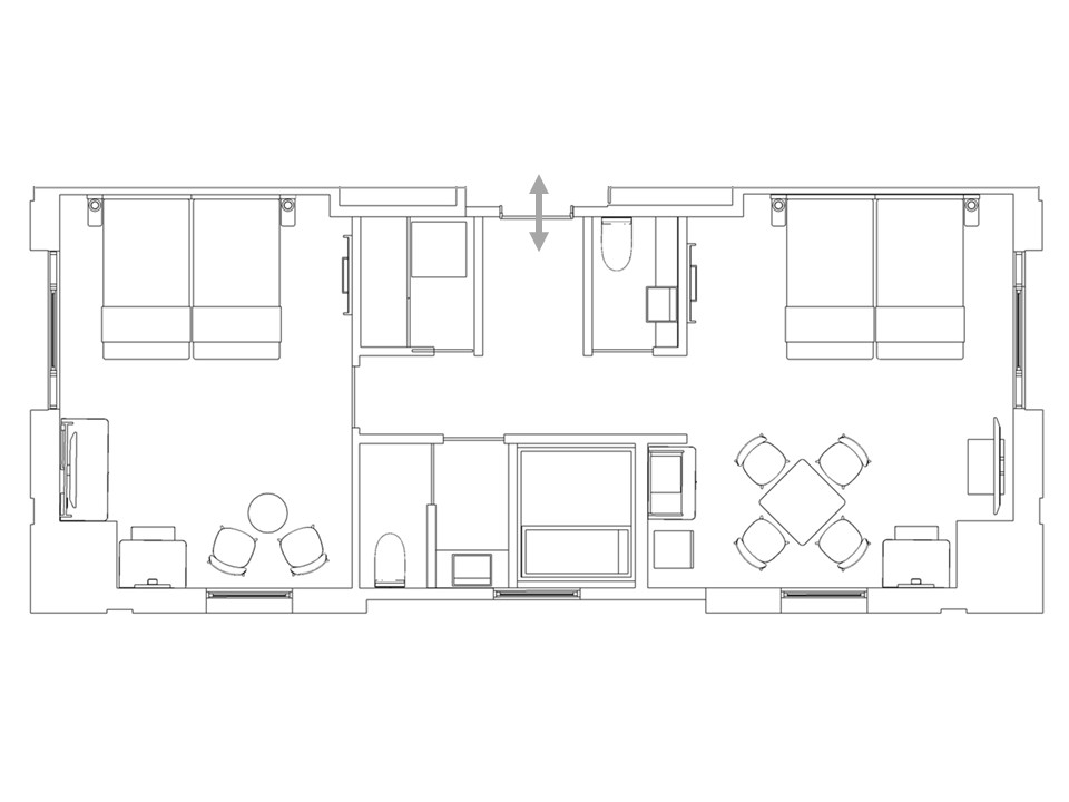 ファミリールーム／間取り図
