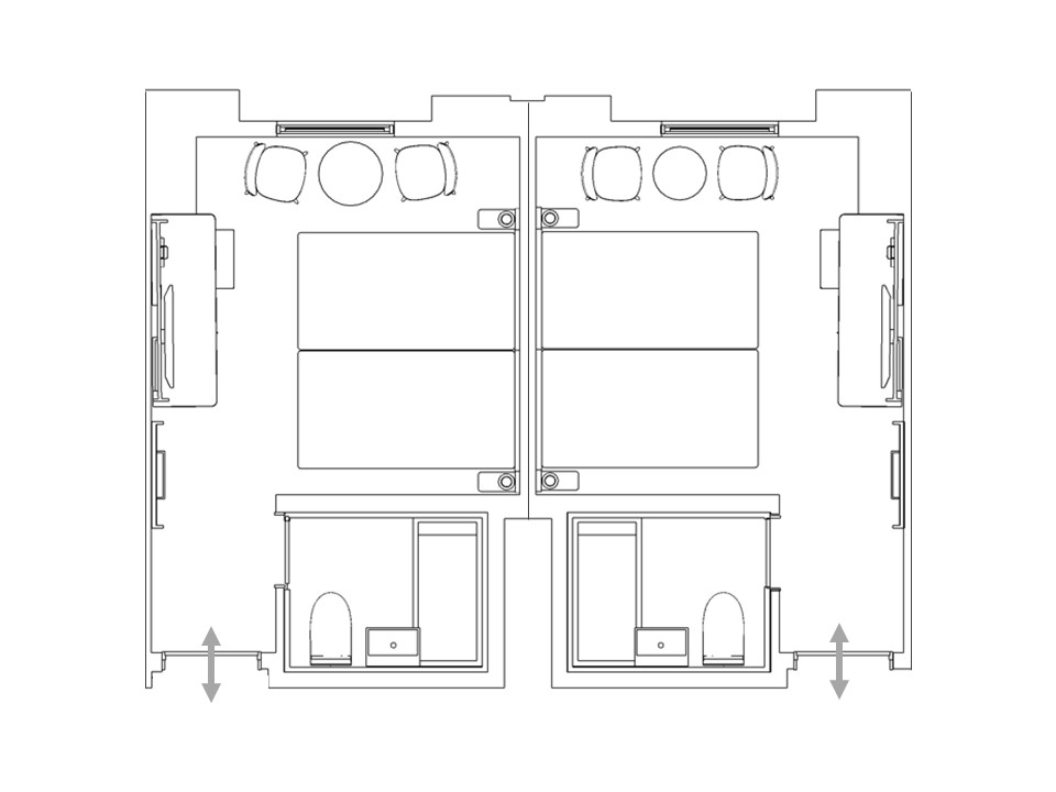 アジョイニングルーム／間取り図