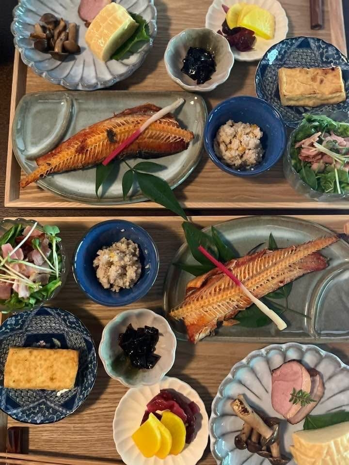 夕食に囲炉裏のコース料理を付けれるプラン