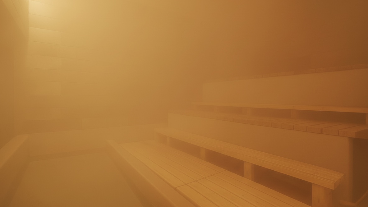 蒸気浴場 男性用 源