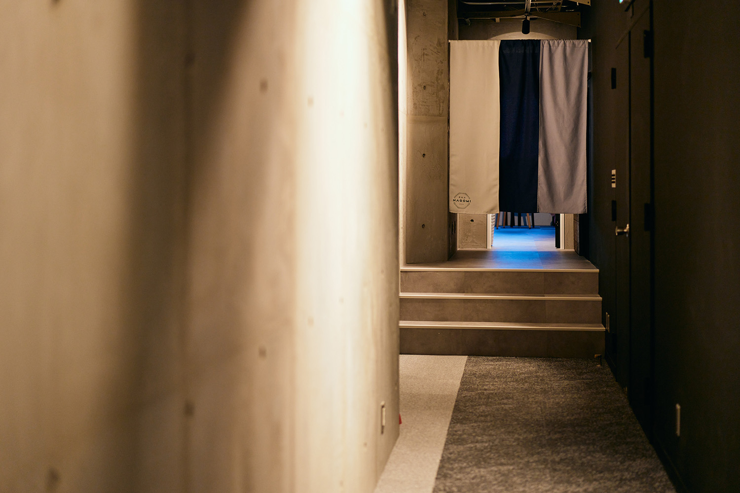 蒸気浴　廊下