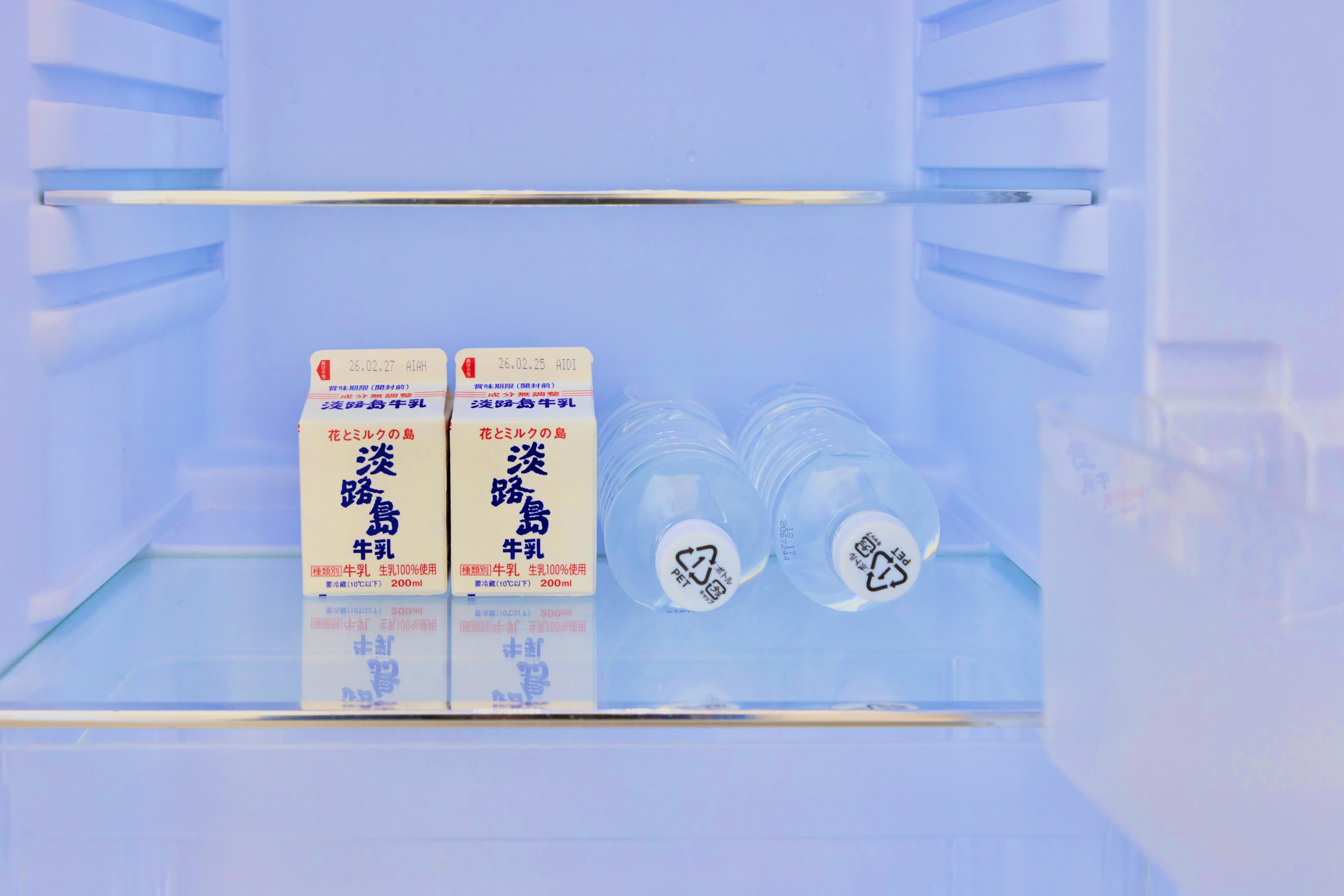 【嬉しい無料サービス】淡路島牛乳・水