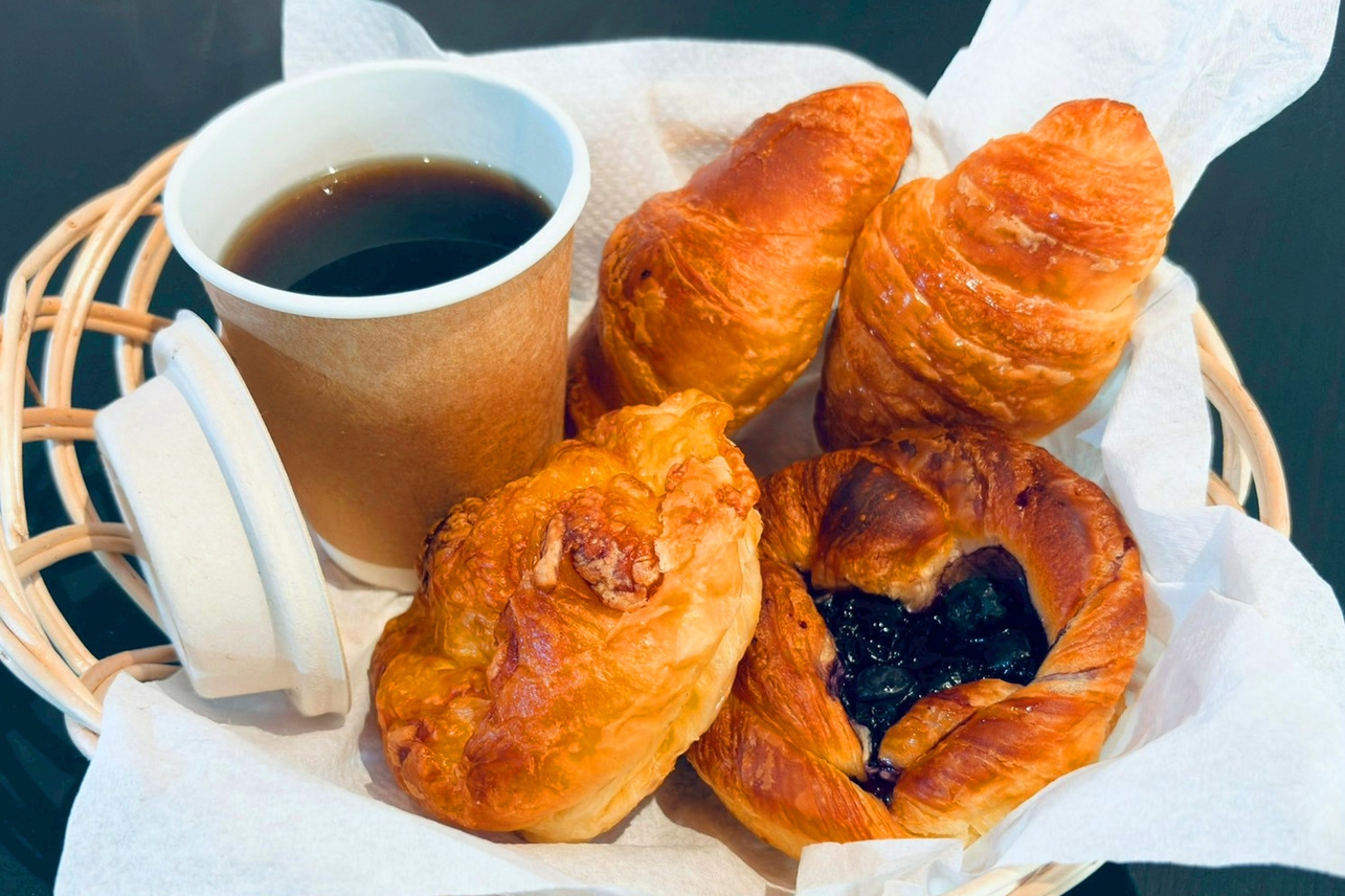 【朝食付】下田のパン屋さんと提携♪美味しいパン＆ドリンクセット（夕食なし）