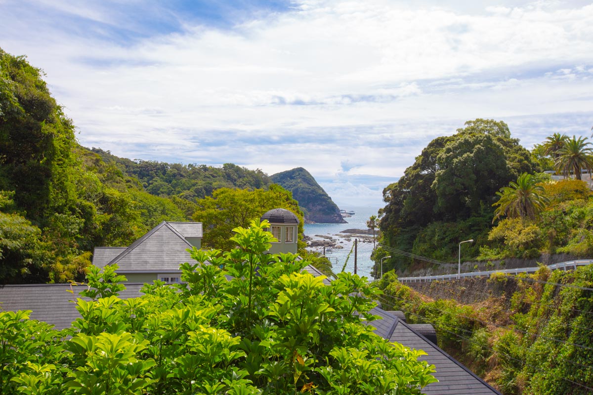 離れからの景色