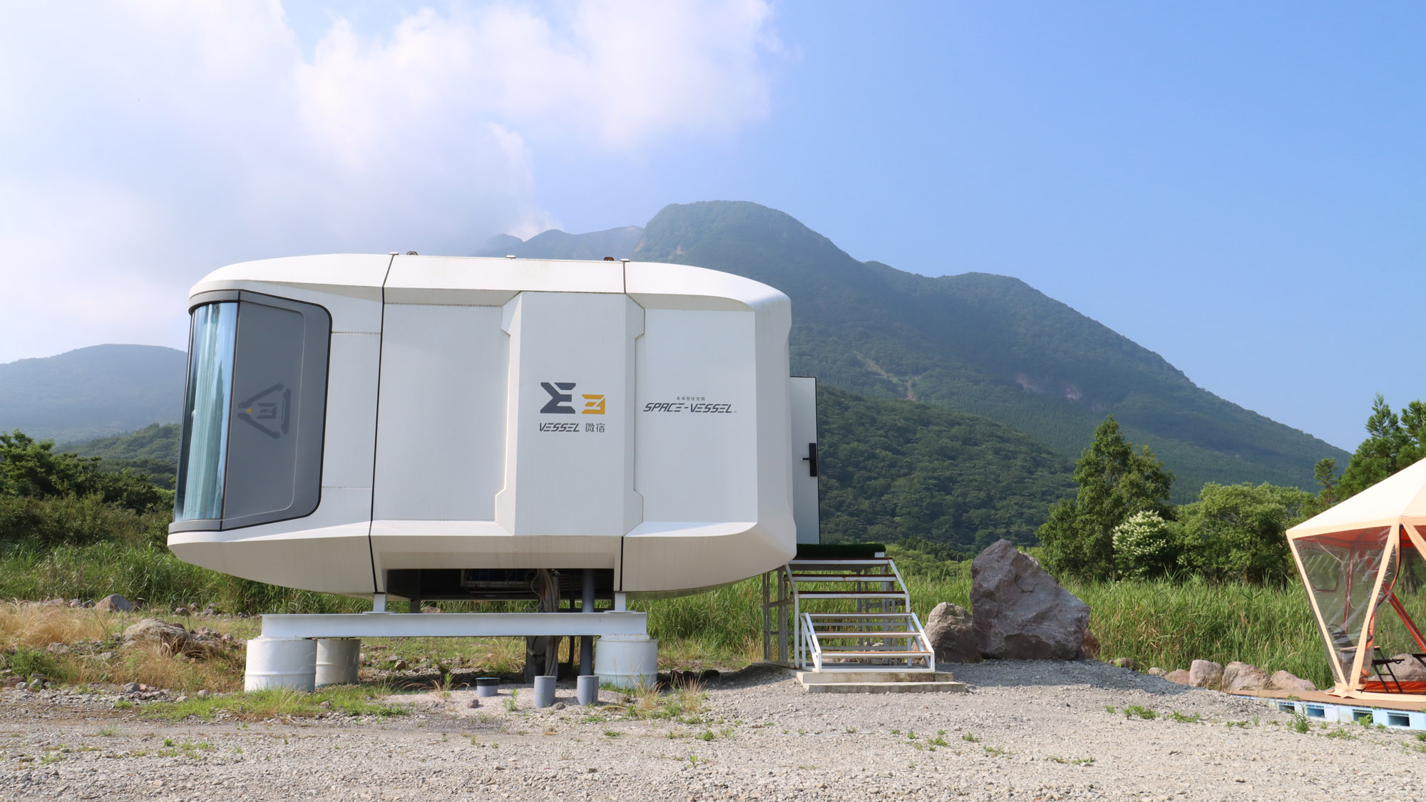 絶景、自然を全身で感じられる立地です