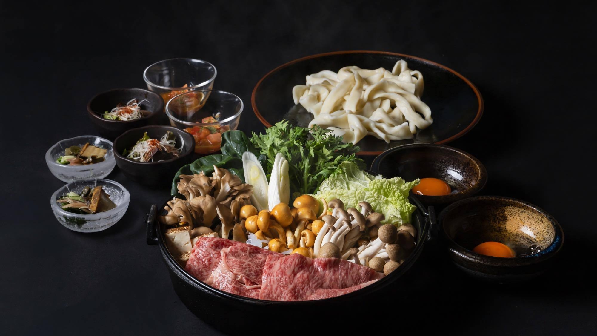 ■夕食のみ【ペットと泊まれる1棟貸切】名店”紅梅や×ICHI”特別すき焼き〜ペット無料・頭数制限なし