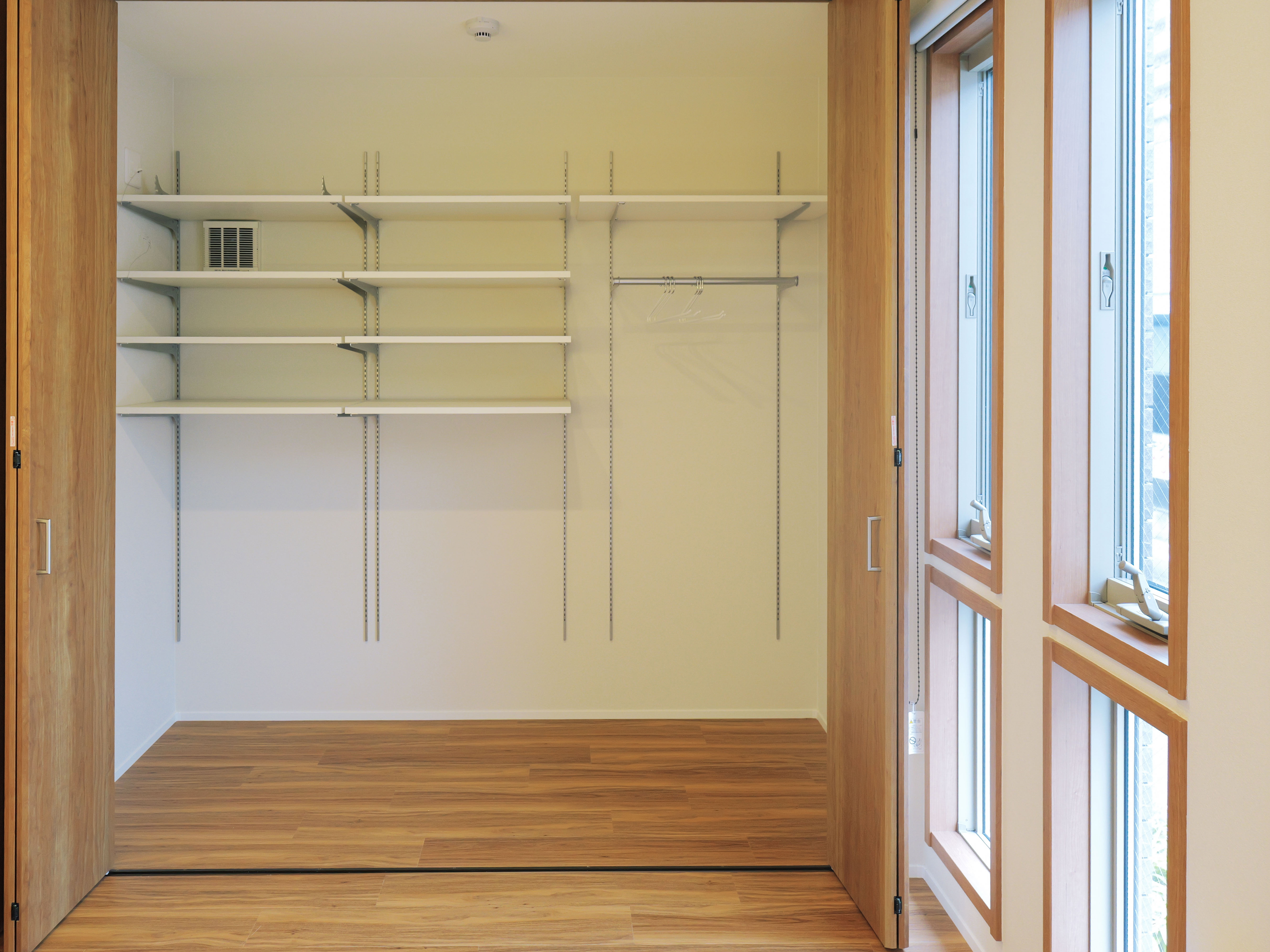 たっぷり収納用クロゼット