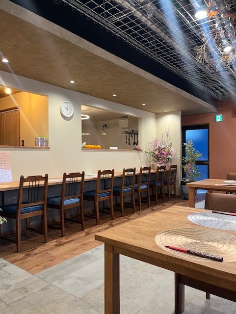 今年リニューアルしたばかりのモーニングスペースです