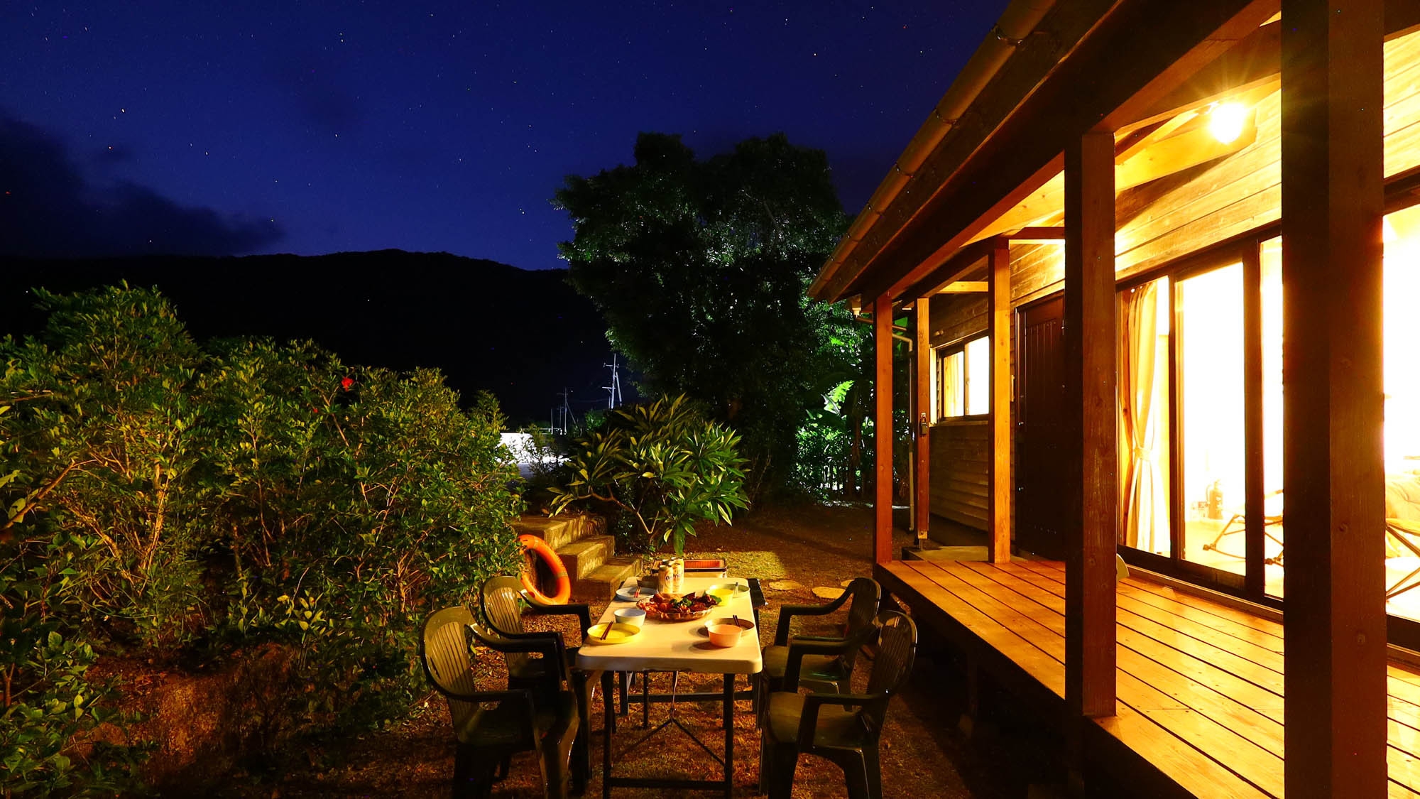 【BBQセット付・食材無し】加計呂麻島の夜を満喫！波音と星空の中で楽しむ“自分流BBQ”プラン