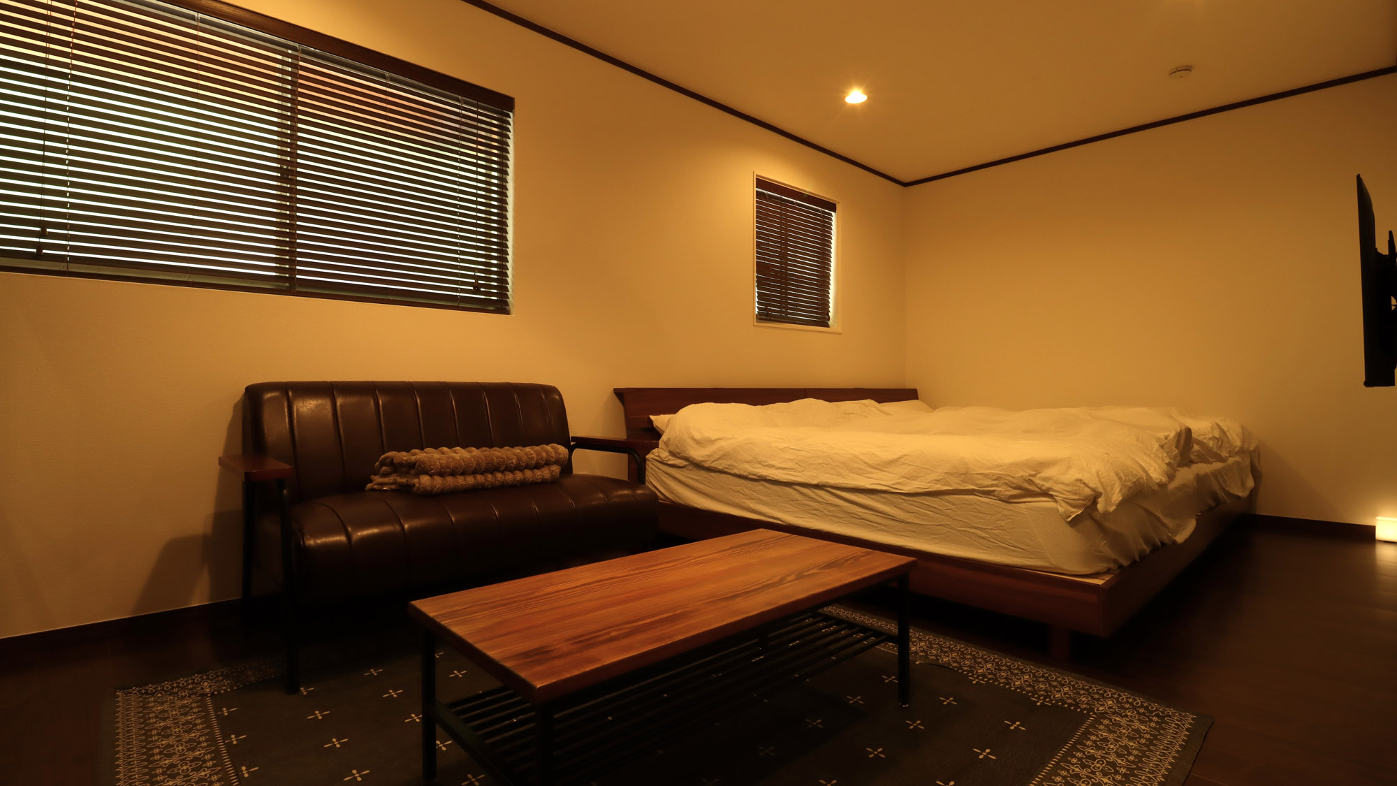 【9号棟】シックでスタイリッシュなお部屋は大人の旅を彩ります