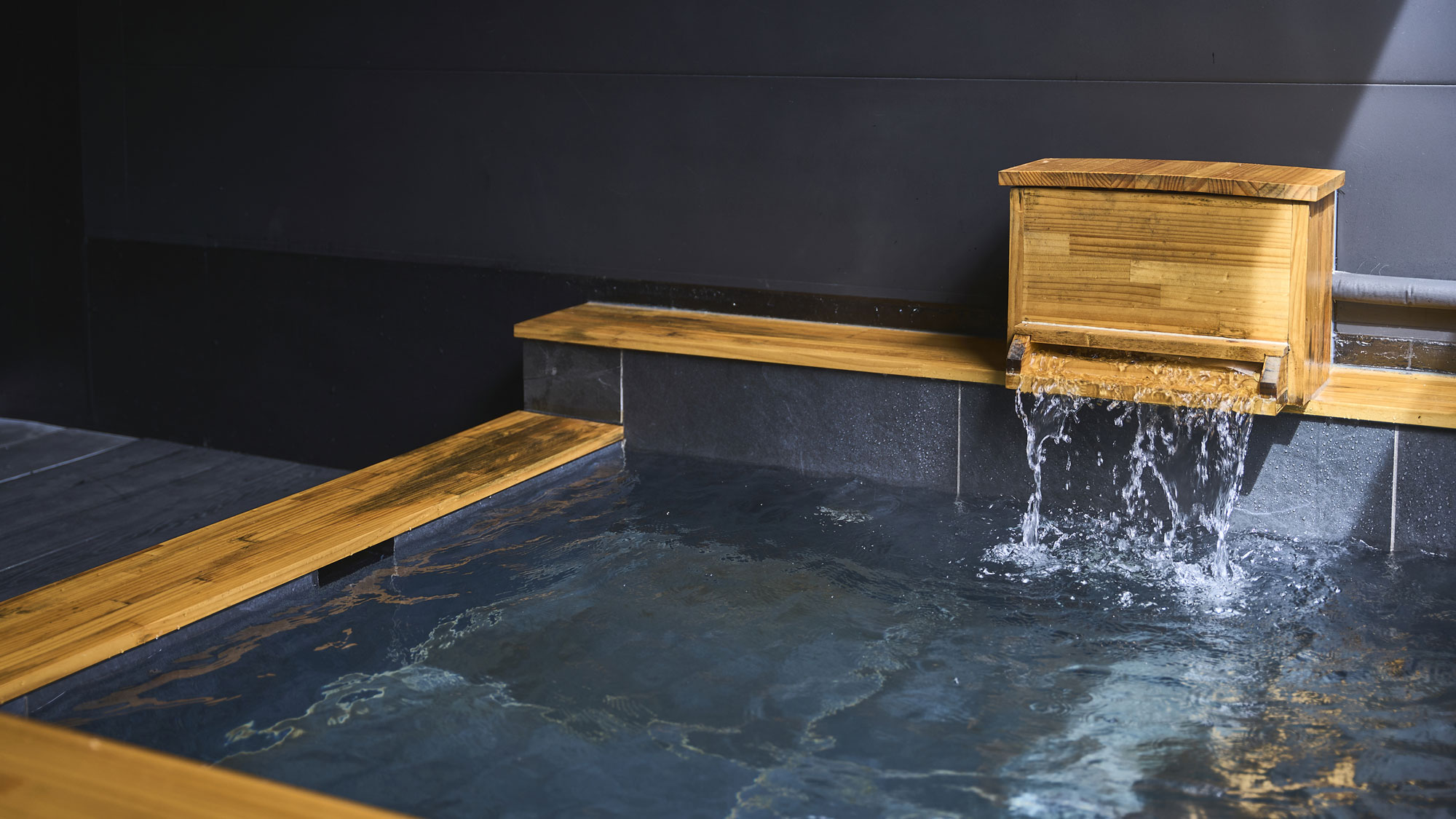 客室半露天風呂