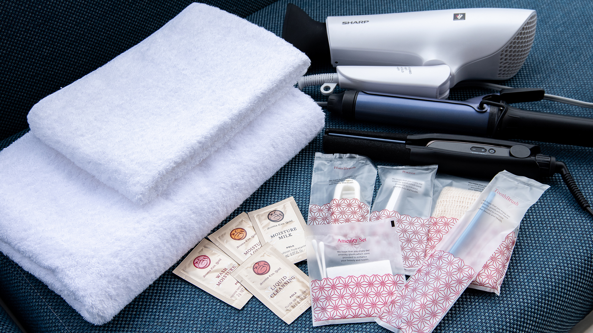 *【アメニティ】充実のアメニティと備品で快適なご滞在を。